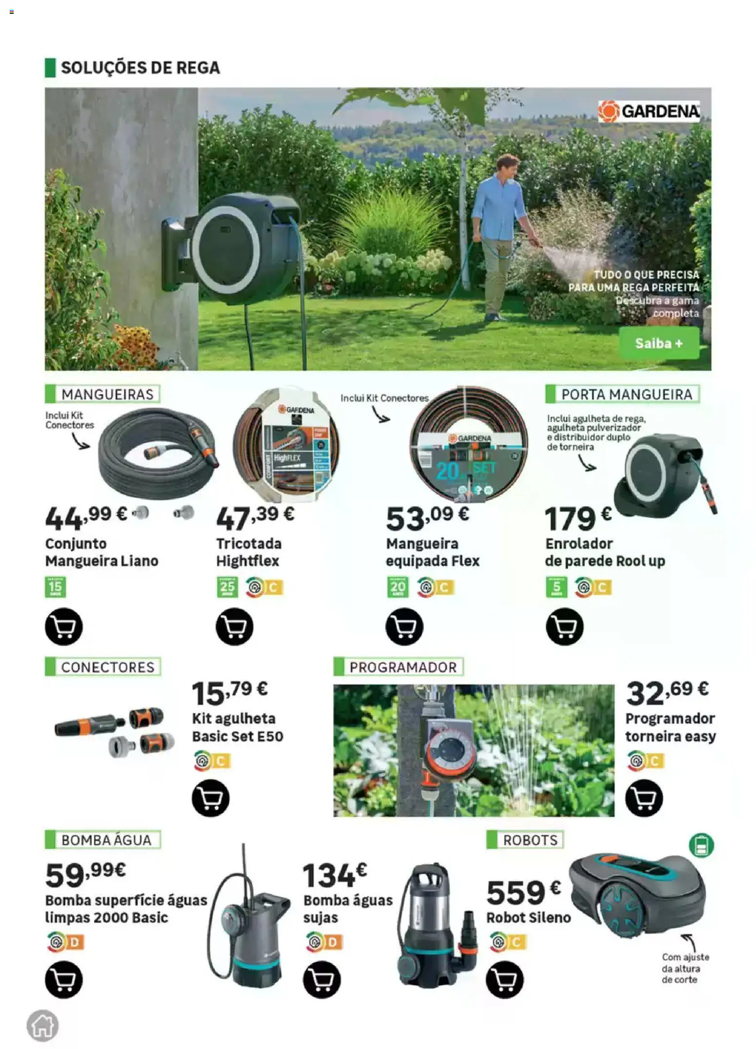 Leroy Merlin Catálogo Jardim │ válido de 12.03.2026 | Página: 82 | Produtos: Agua, Porta, Torneira, Mangueira