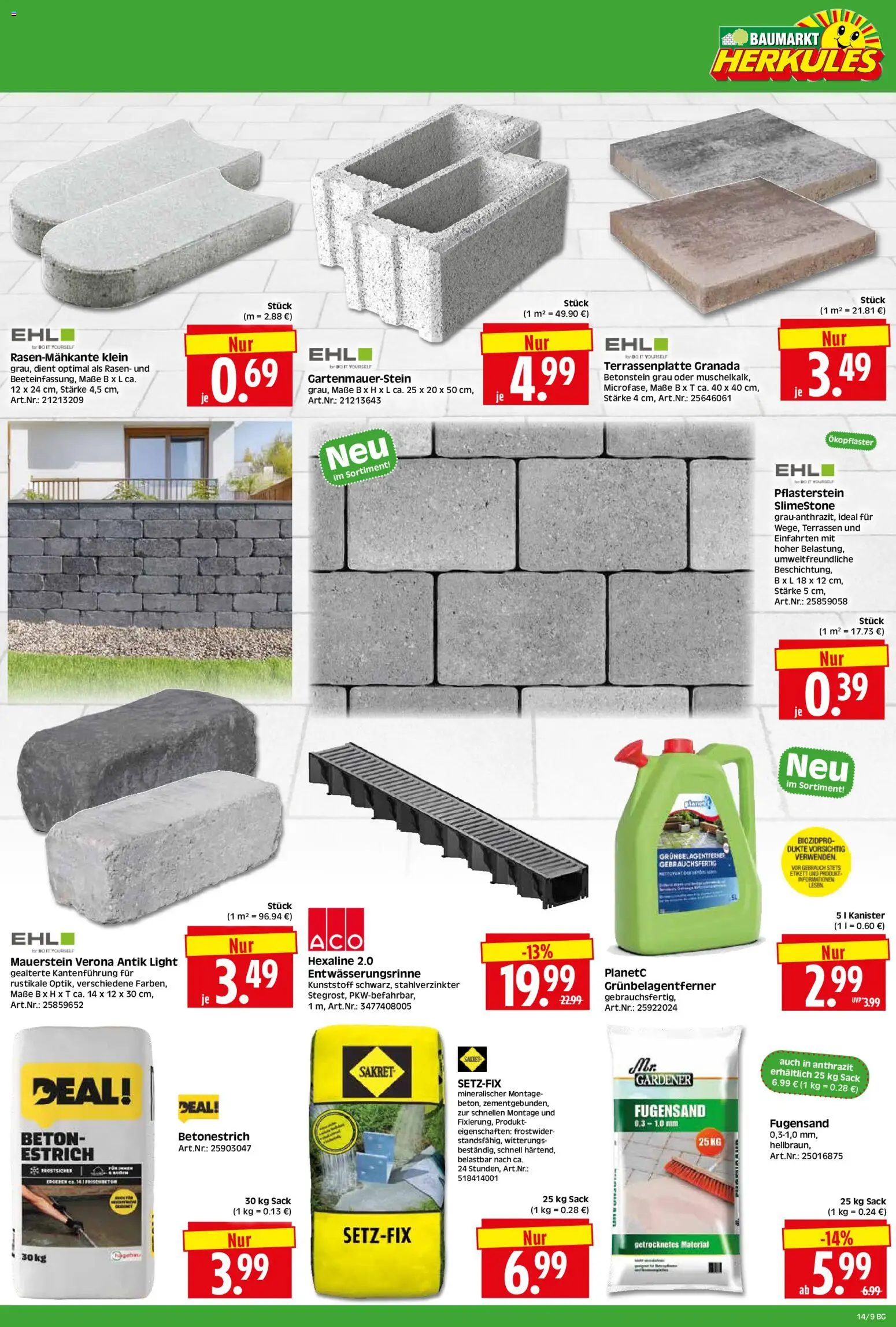 HERKULES - Bau & Garten – gültig ab 30.03.2026 | Seite: 9