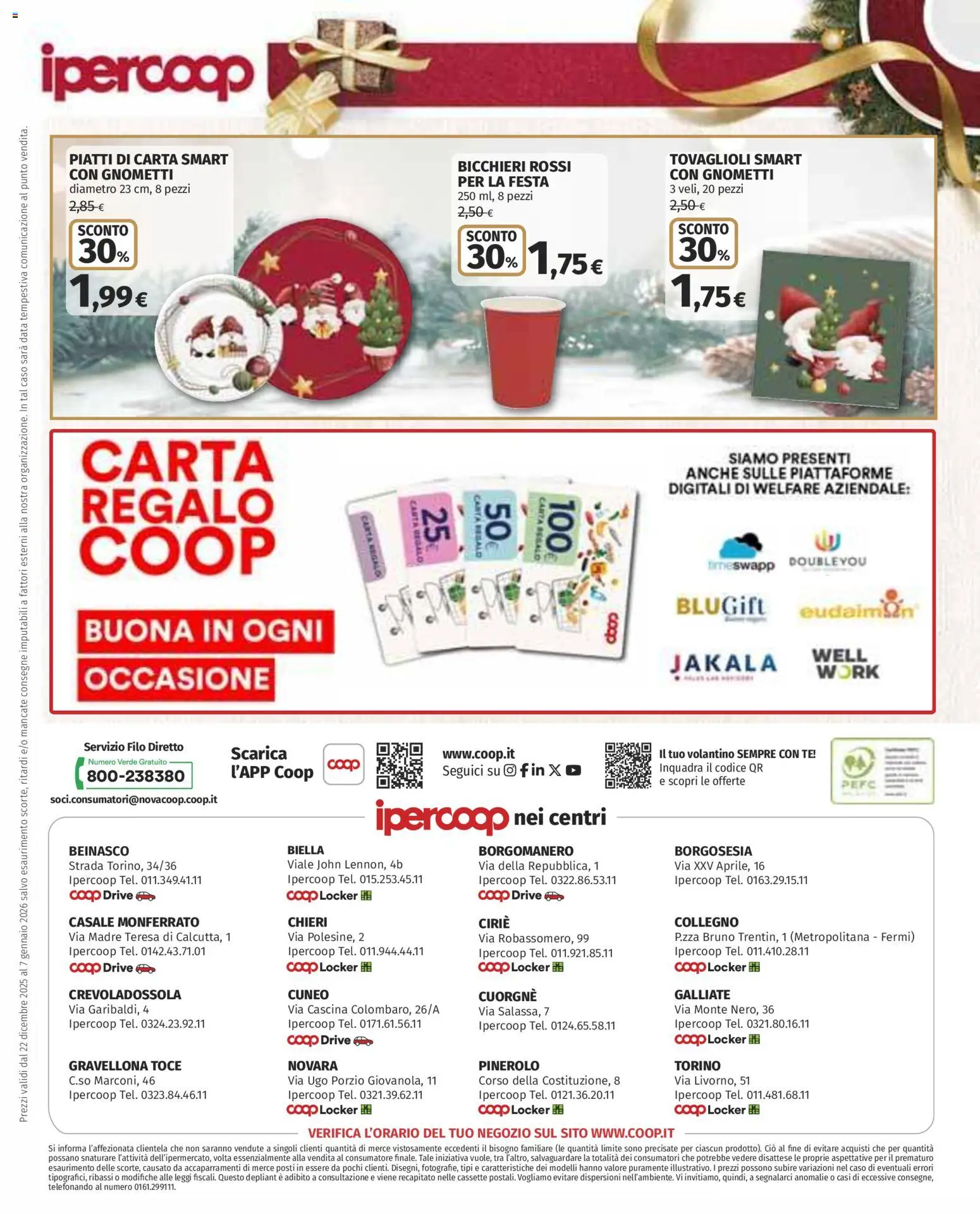 Volantino Ipercoop del 22.12.2025 | Pagina: 38 | Prodotti: Tè, Data