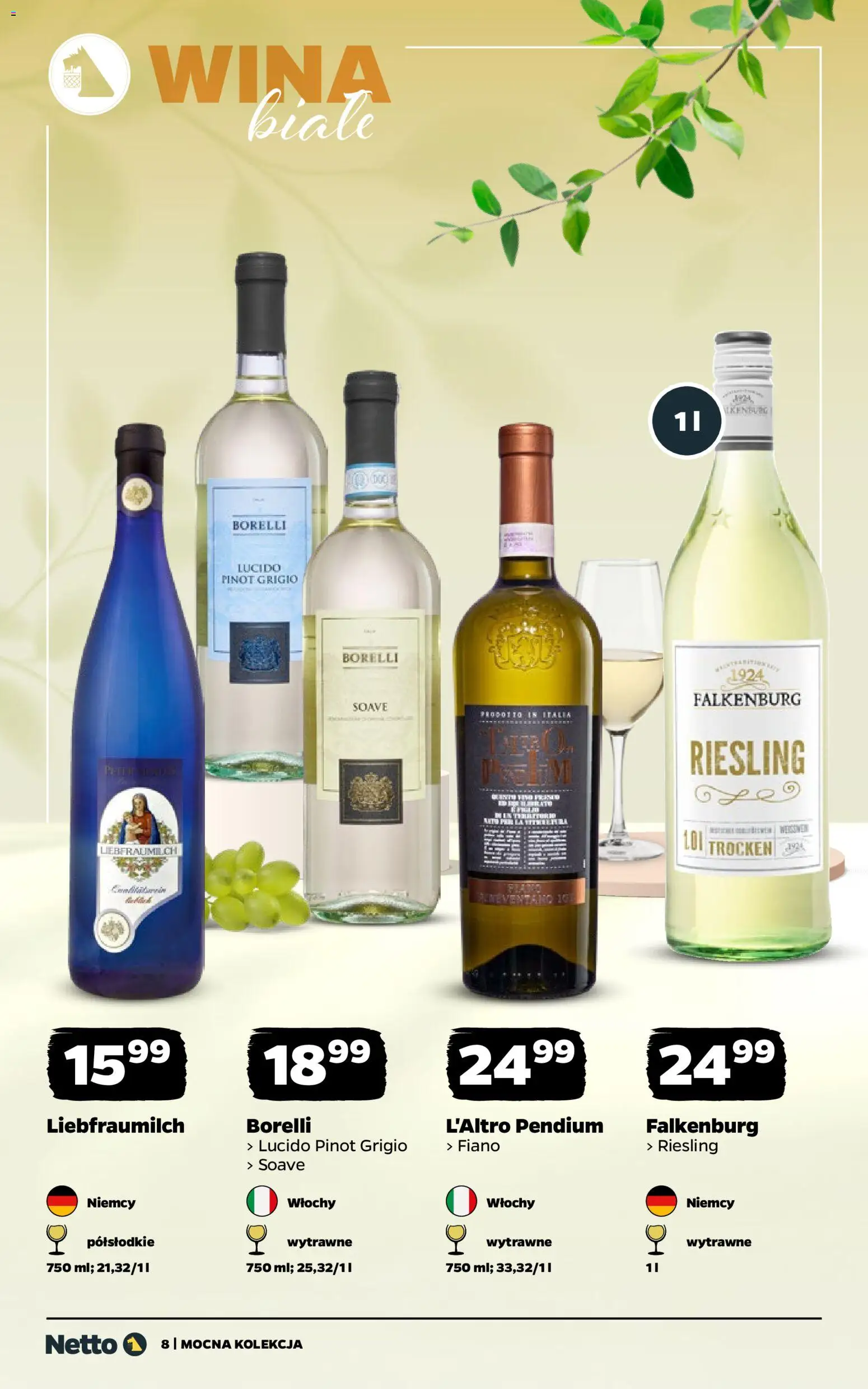 Netto gazetka - Wina od 13.04.2026 | Strona: 8 | Produkty: Riesling