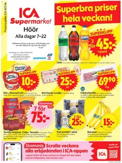 ICA Supermarket - Höör - Förhandsvisning av reklamblad från butik ICA Supermarket aktuell från 02.03.2026