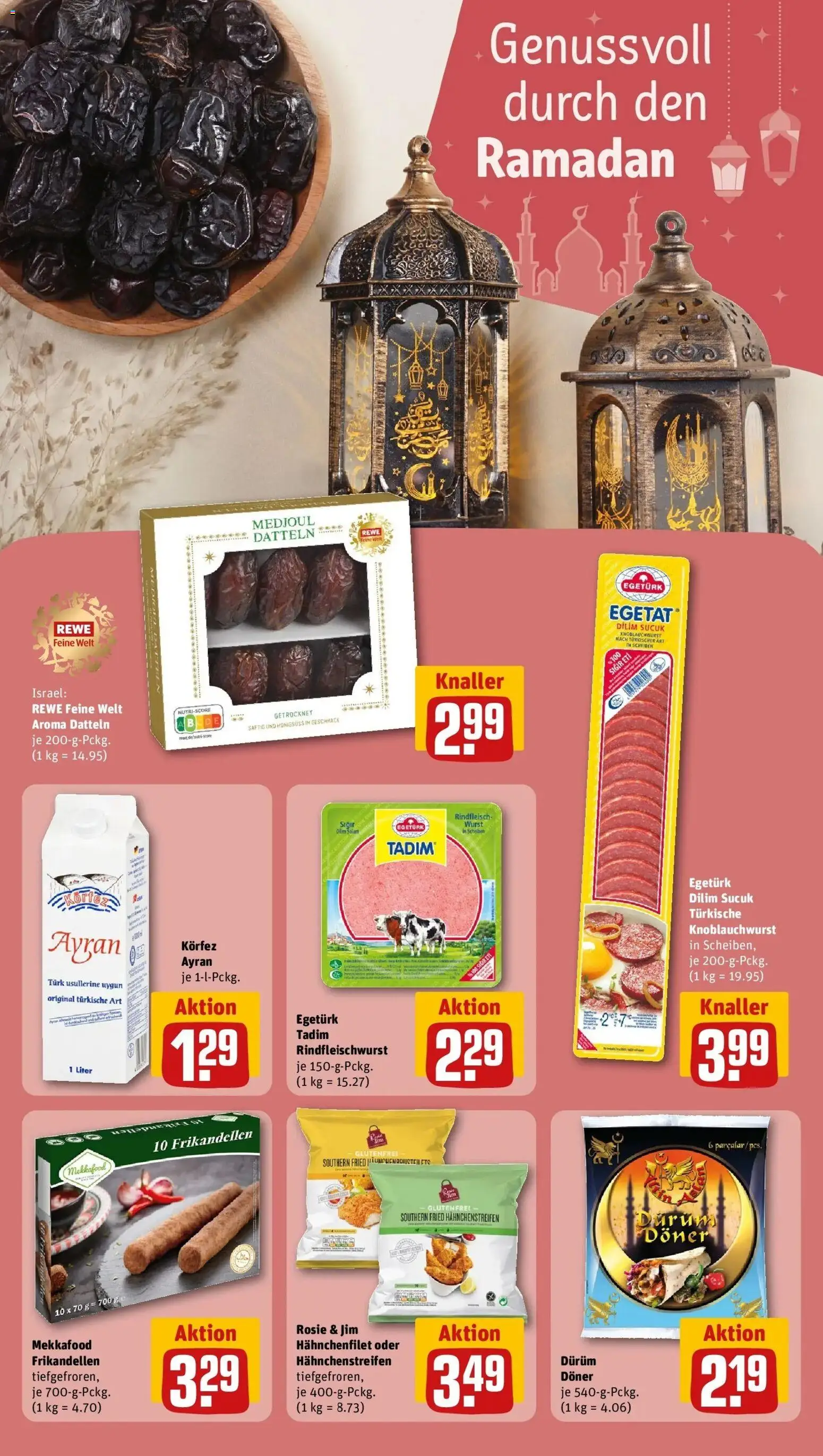 Rewe Prospekt Kell Am See	 – gültig ab 15.03.2026 | Seite: 19 | Produkte: Wurst, Rindfleisch