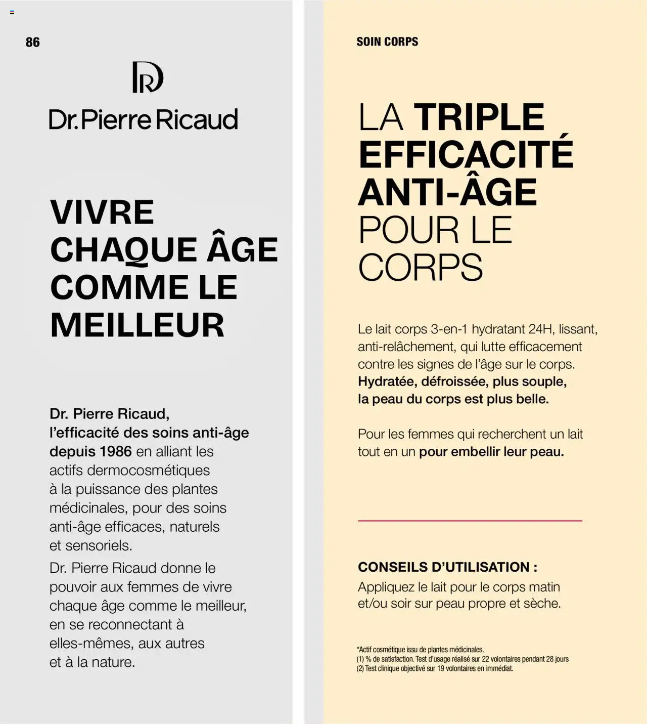  | Page: 86 | Produits: Body, Plantes, Lait