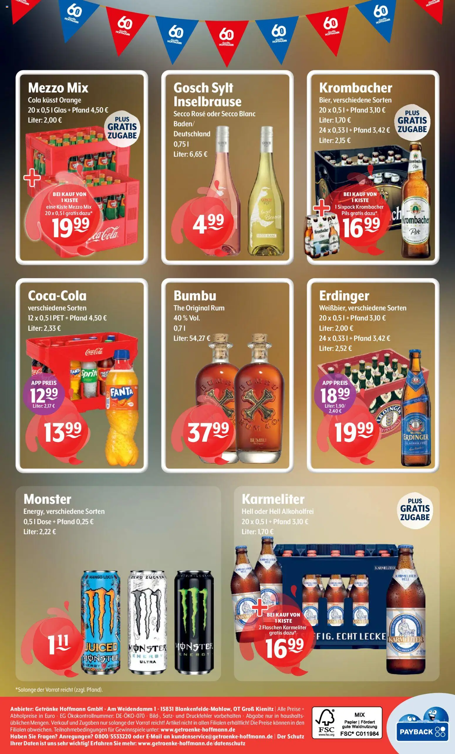 Getränke Hoffmann - Nordrhein - Westfalen – gültig ab 30.03.2026 | Seite: 8 | Produkte: Erdinger, Pils, Mango, Krombacher