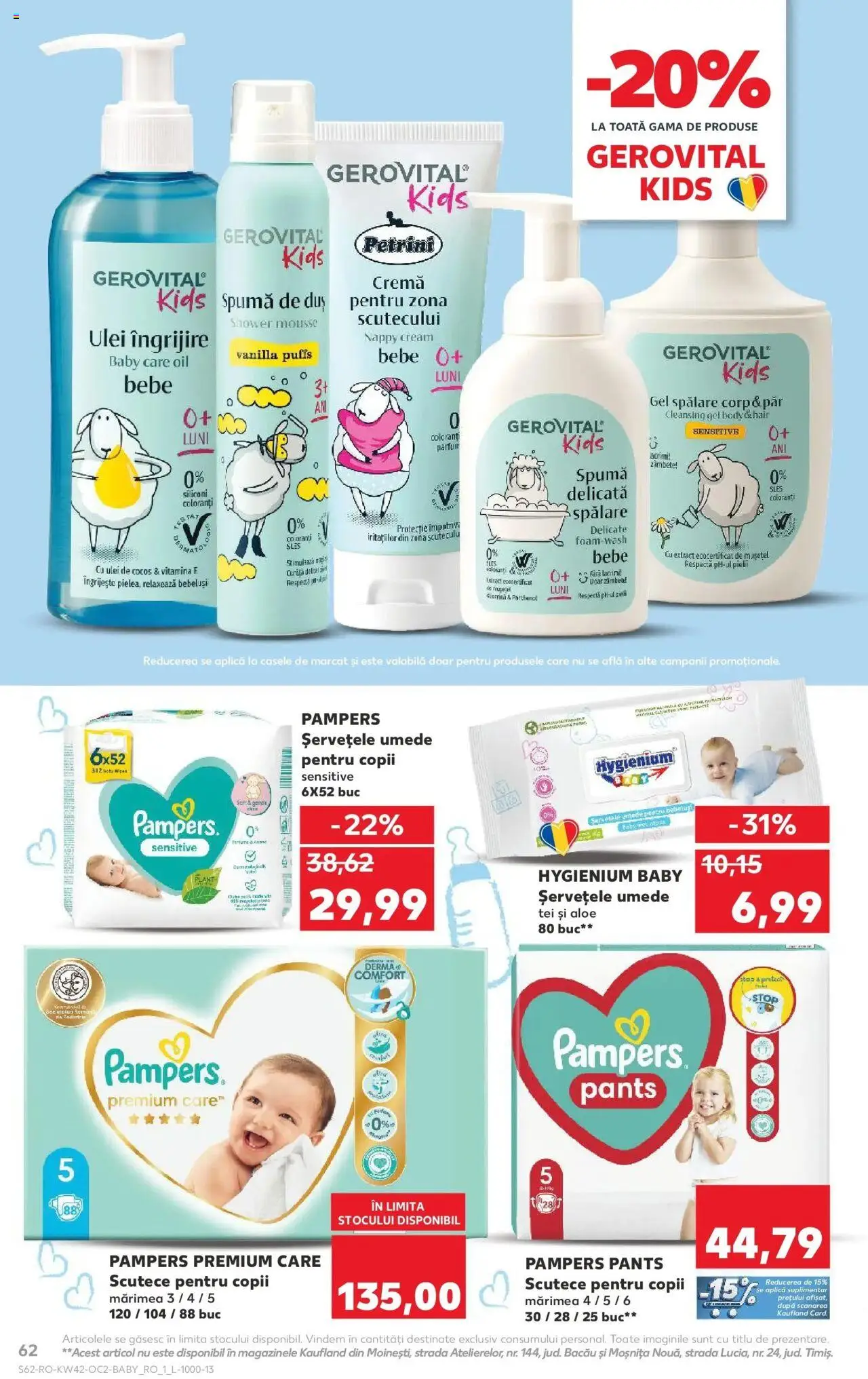 Noul catalog Kaufland – valabil de la 15.10.2025 | Pagină: 62 | Produse: Pirinç gevreği, Body, Cremă, Ulei