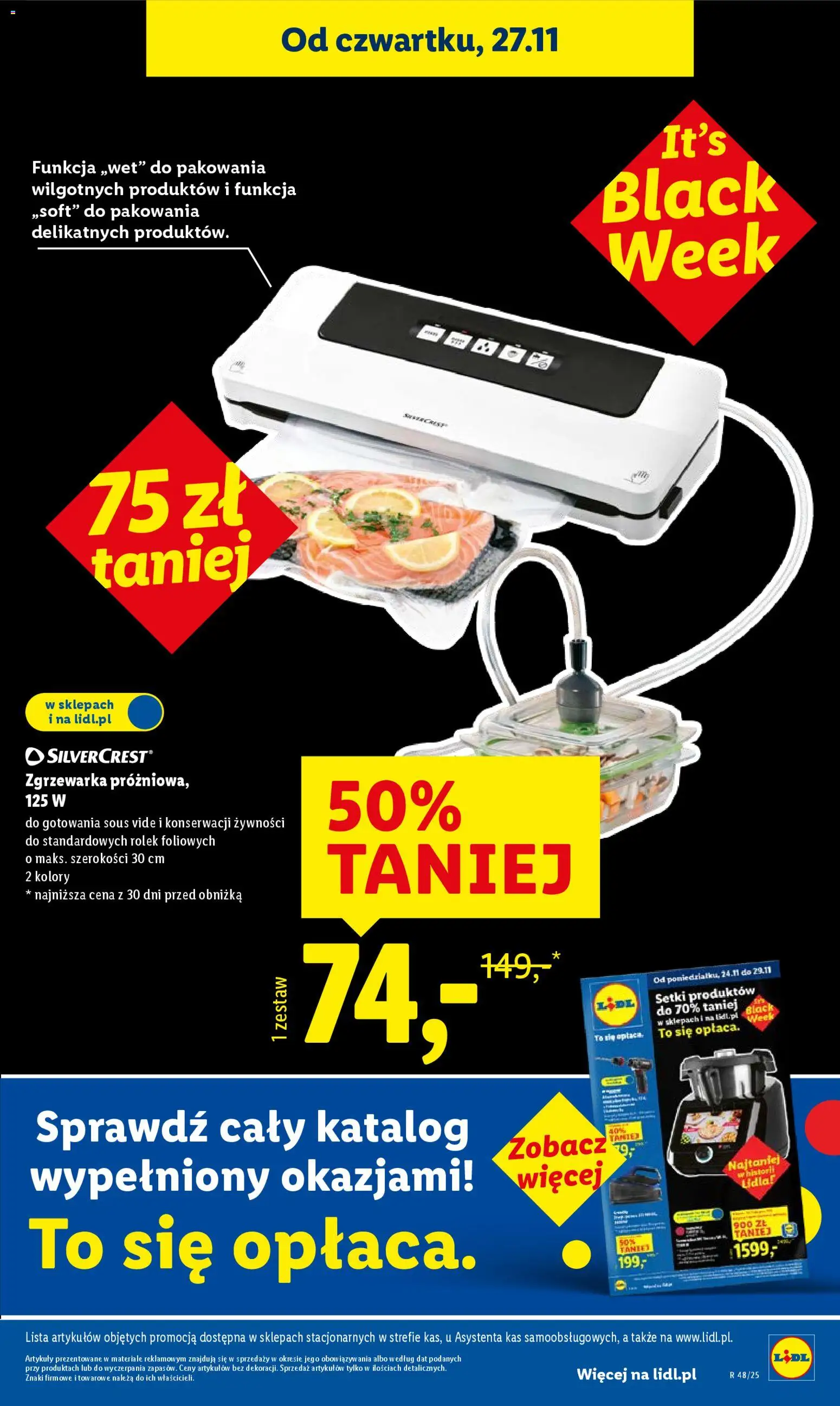 Lidl Black Friday od 27.11.2025 | Strona: 15 | Produkty: Robot kuchenny, Odkurzacz, Robot, Cleaner