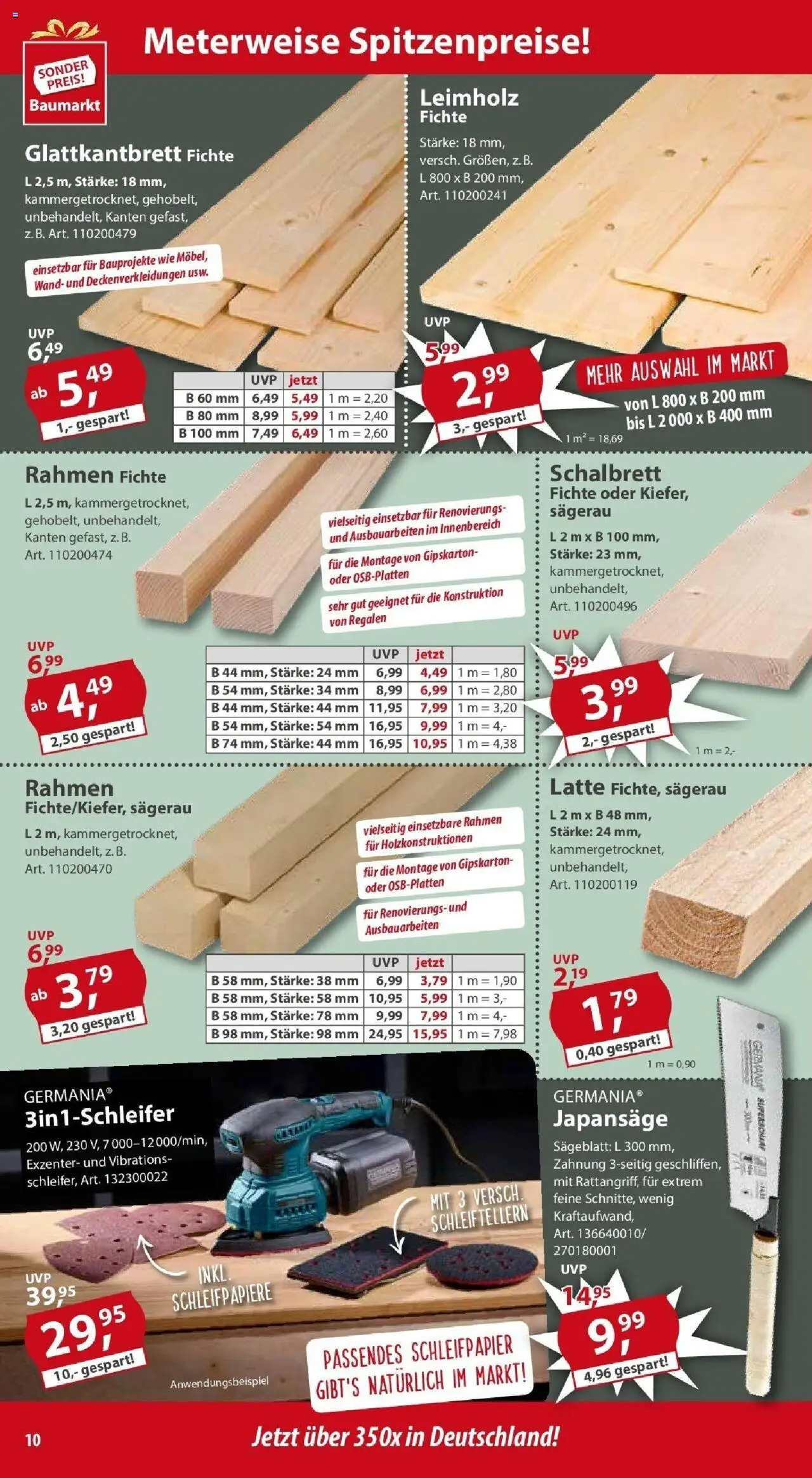 Sonderpreis Baumarkt - Wiedereröffnung Wenden - gültig ab dem 13.05.2025 | Seite: 10
