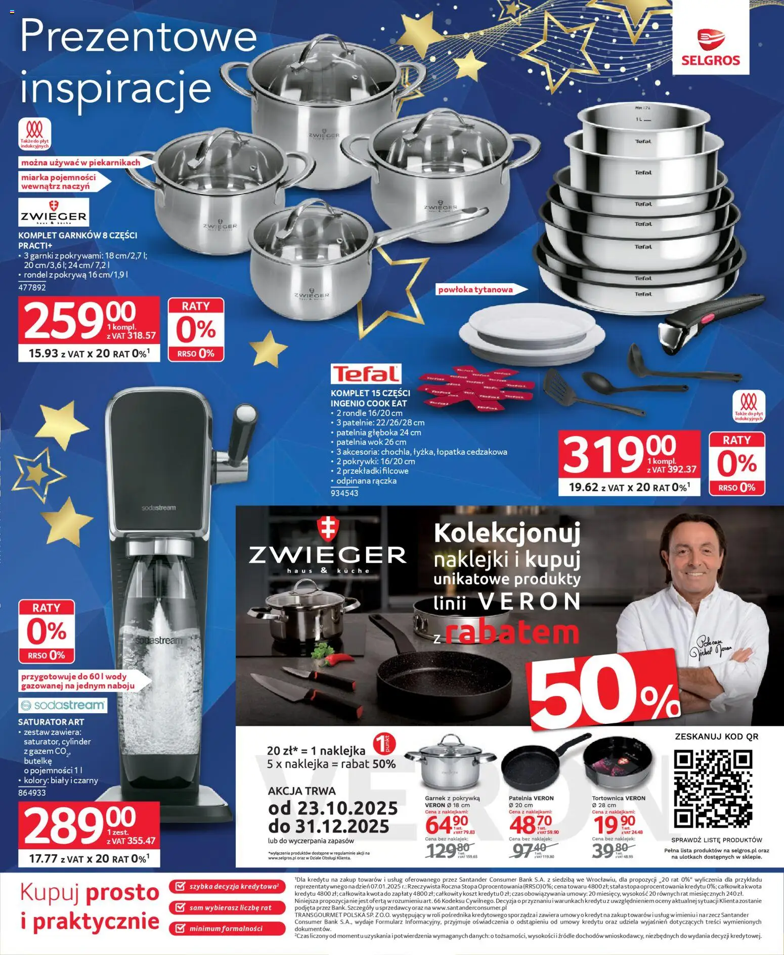 Selgros cash&carry Gazetka - Prezenty od 04.12.2025 | Strona: 21 | Produkty: Patelnie, Komplet garnków, Patelnia wok, Garnki