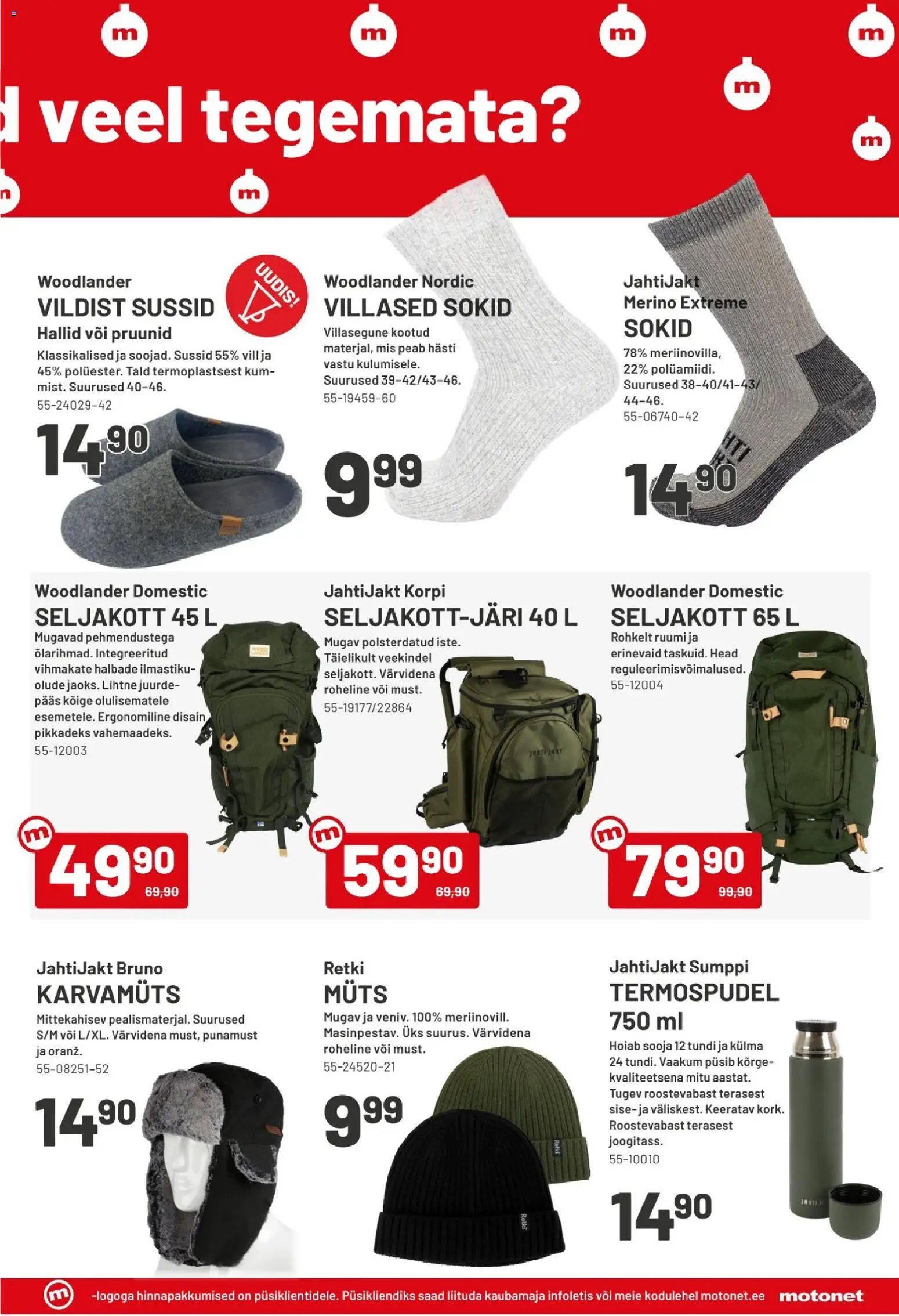 Motonet tarjoukset – voimassa 03.12.2025 alkaen | Sivu: 3 | Tuotteet: Voi