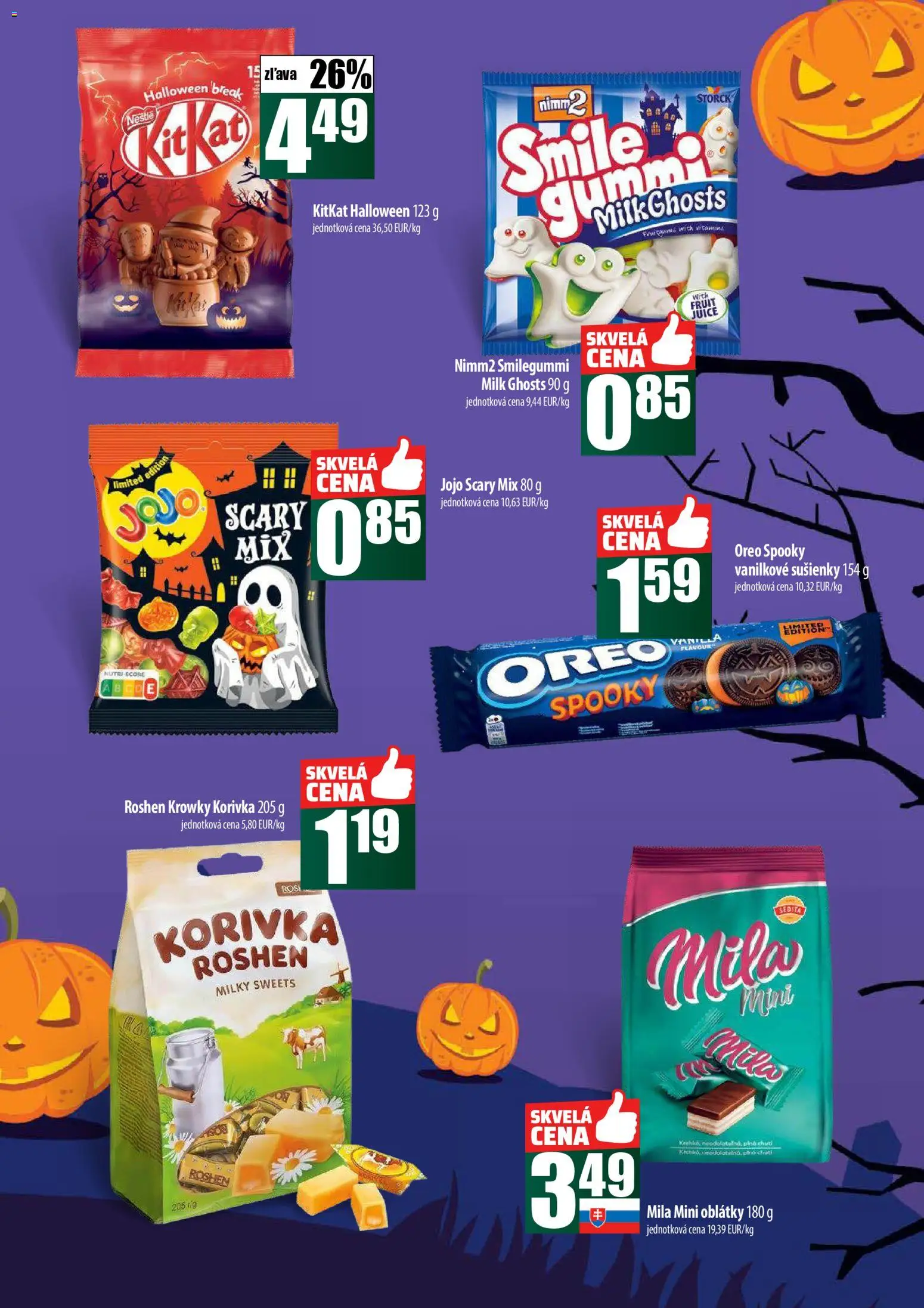 Nové COOP Jednota akcie – leták je platný od 23.10.2025 | Strana: 39 | Produkty: Mila