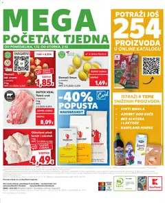 Previtica integralno Brašno, Integral flour - Pregled kataloga iz trgovine Kaufland, vrijedi od 26.11.2025 | Stranica: 32 | Proizvodi: Brašno, Luk, Limun, Telefon