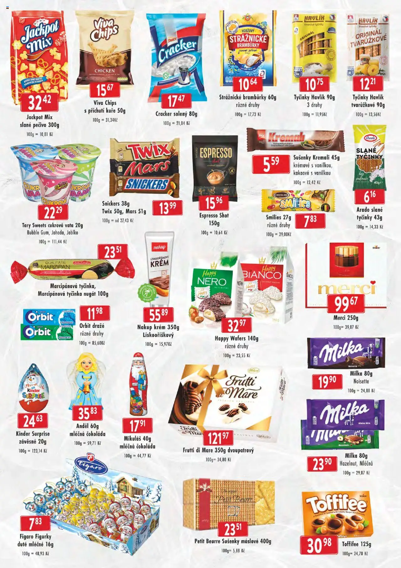 Astur & Qanto leták - cash&carry Jeseník, Krnov od 15.10.2025 | Strana: 5 | Produkty: Milka, Bramburky, Krém, Merci