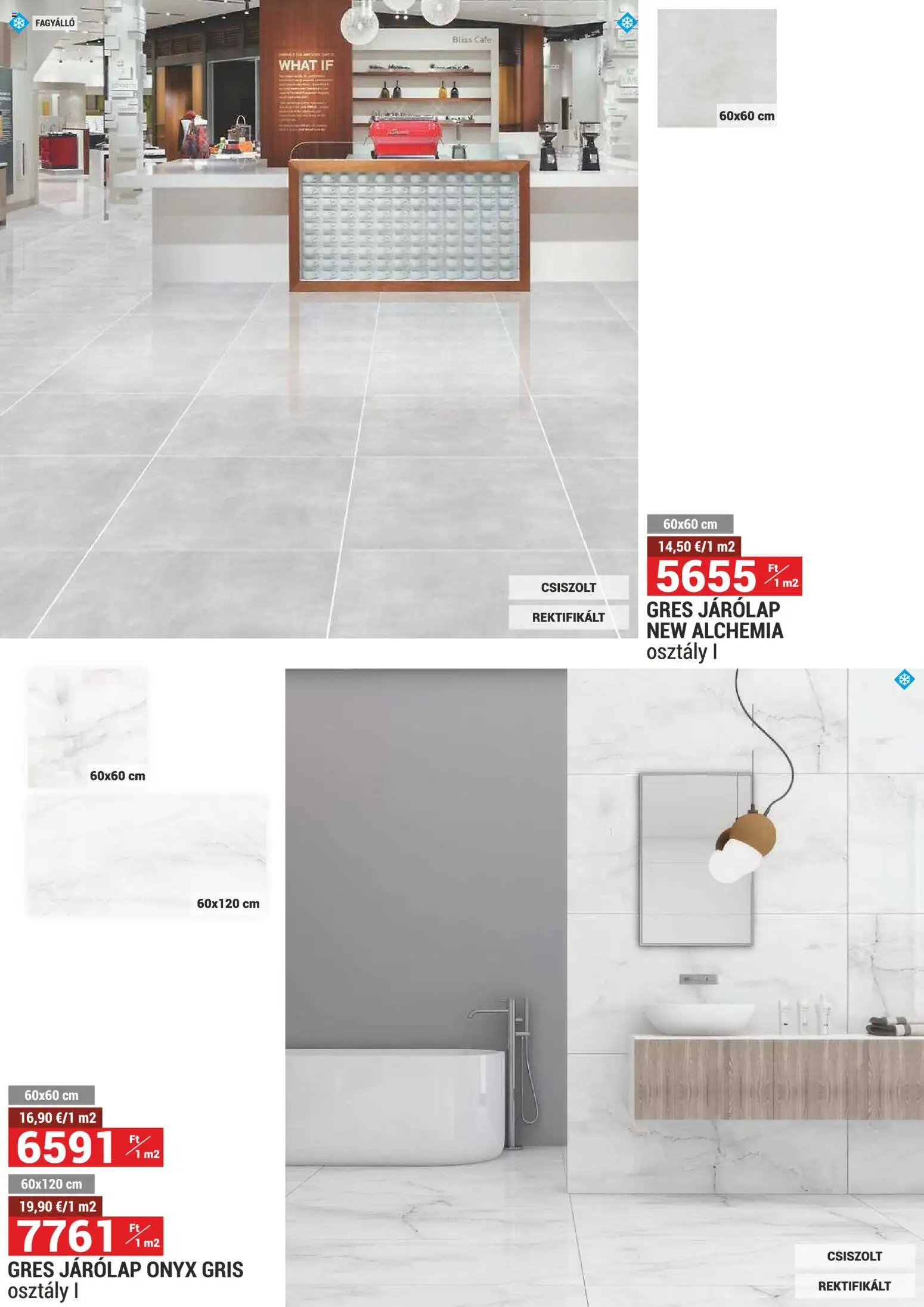 Merkury Market akciós ujság - amely érvényes a következő dátumtól: 01.02.2026 | Oldal: 24 | Termékek: Gres, Járólap