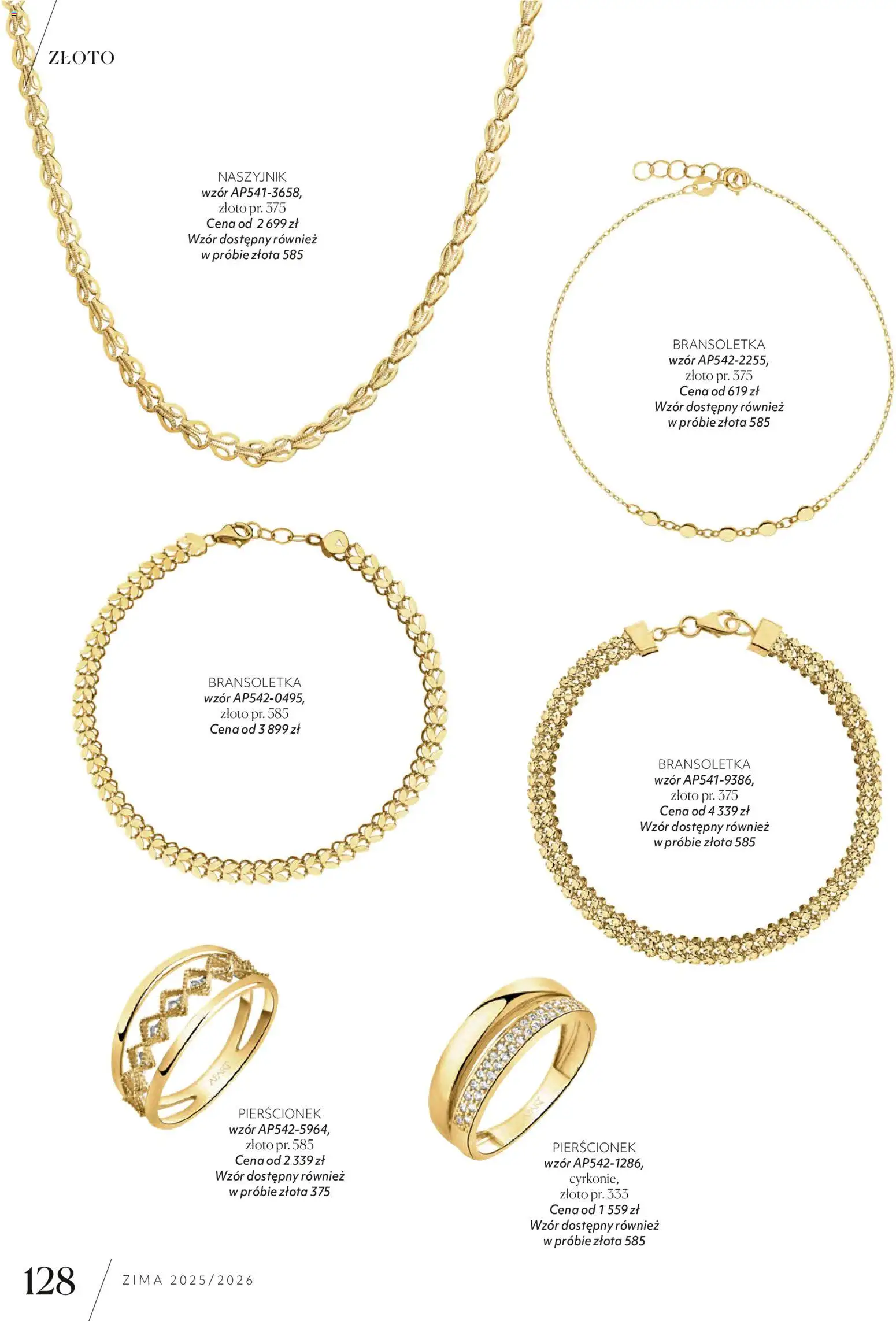 Apart promocje od 04.11.2025 | Strona: 130 | Produkty: Naszyjnik, Bransoletka, Pierścionek