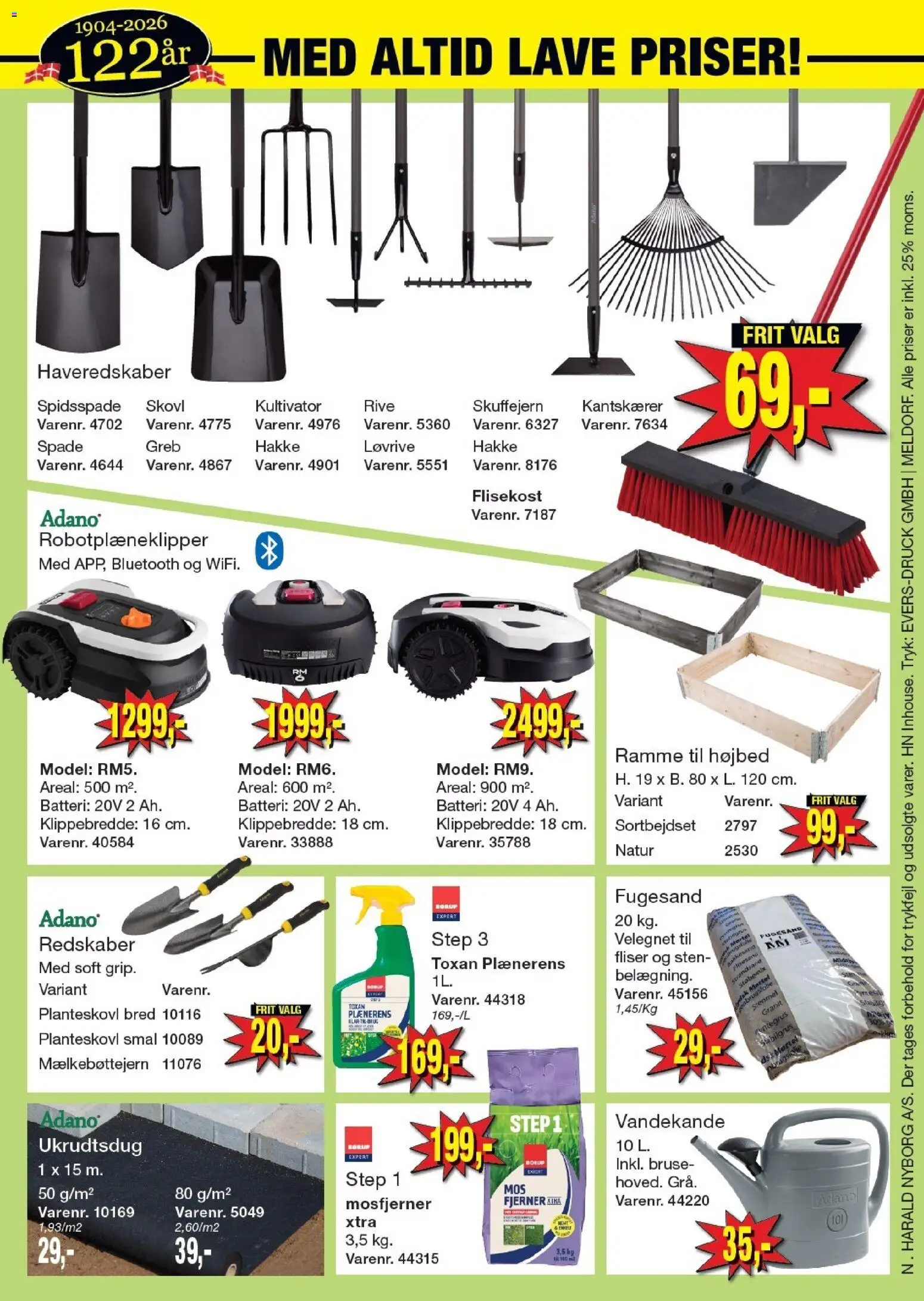 Harald Nyborg tilbudsavis – gyldig fra 26.02.2026 | Side: 68 | Produkter: Mørtel, Batteri