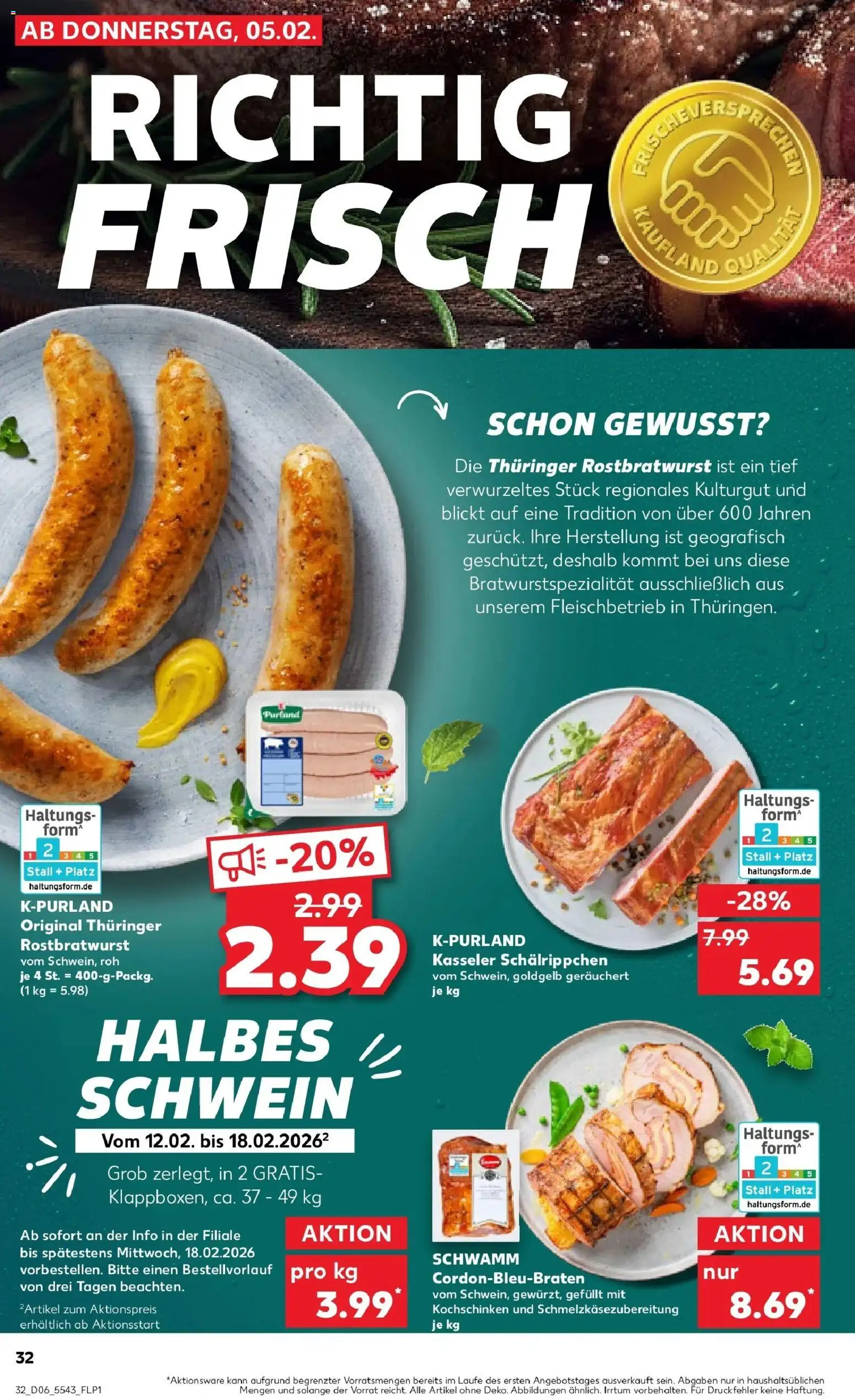 Kaufland prospekt Rees	 – gültig ab 09.02.2026 | Seite: 32