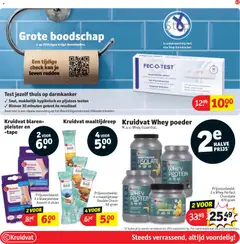 Kruidvat folder week 10 - Voorbeeld van een folder van Kruidvat, geldig van 03.03.2026 | Pagina: 45 | Producten: Whey, Tape, Poeder, Kan