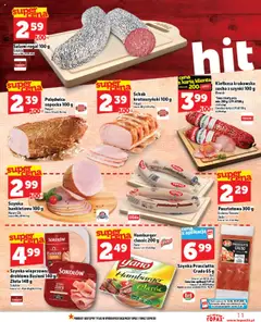 Topaz Gazetka MAZ od 26.06.2025 | Strona: 11 | Produkty: Kiełbasa, Schab, Prosciutto, Salami
