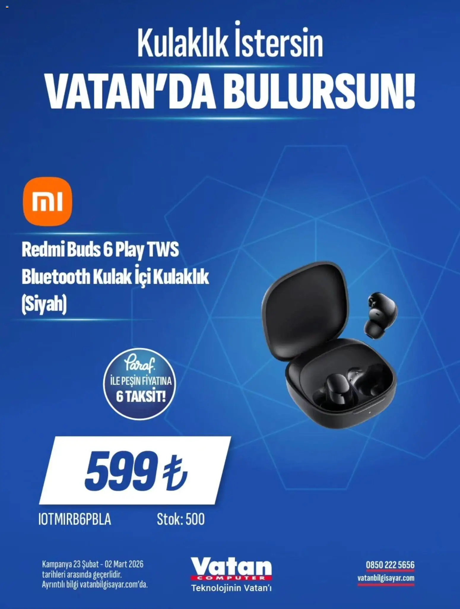 Vatan Bilgisayar İndirim - 23.02.2026 tarihinden itibaren geçerlidir | Sayfa: 28 | Ürünler: Kulaklık