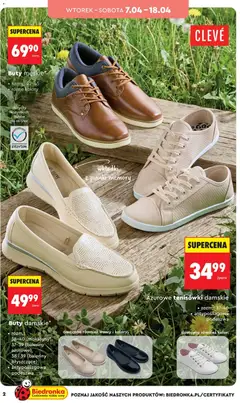 Náhled letáku Biedronka Polsko leták - Hity i inspiracje od 07.04.2026 | Strana: 2 | Produkty: Baleríny