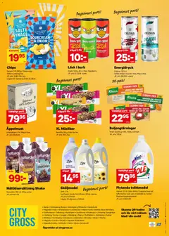 City Gross - erbjudanden - Förhandsvisning av reklamblad från butik City Gross aktuell från 05.01.2026 | Sida: 8 | Produkter: Salt, Galler, Chips, Energidryck