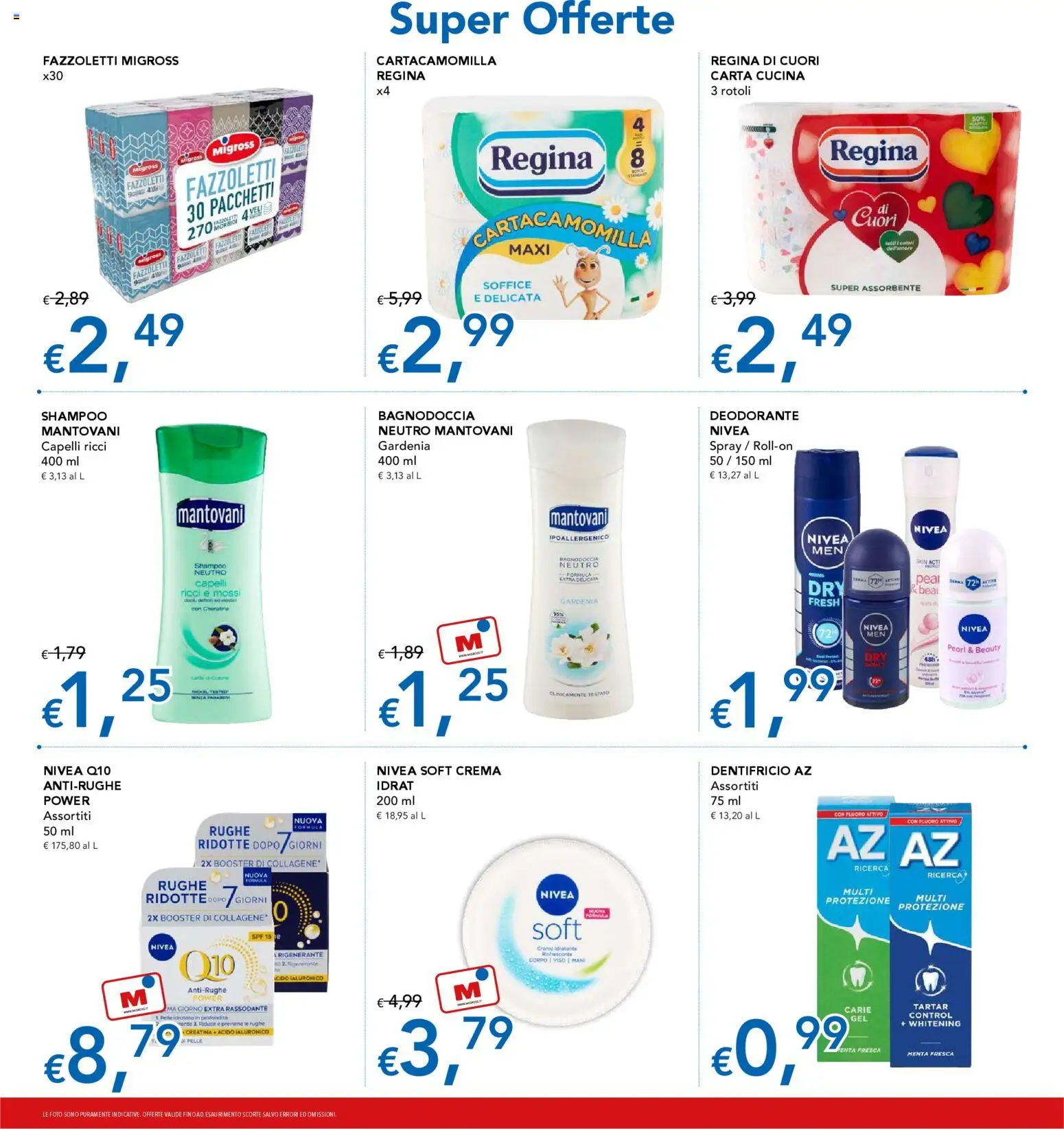 Volantino Migross del 03.01.2026 | Pagina: 18 | Prodotti: Crema, Deodorante, Dentifricio, Menta