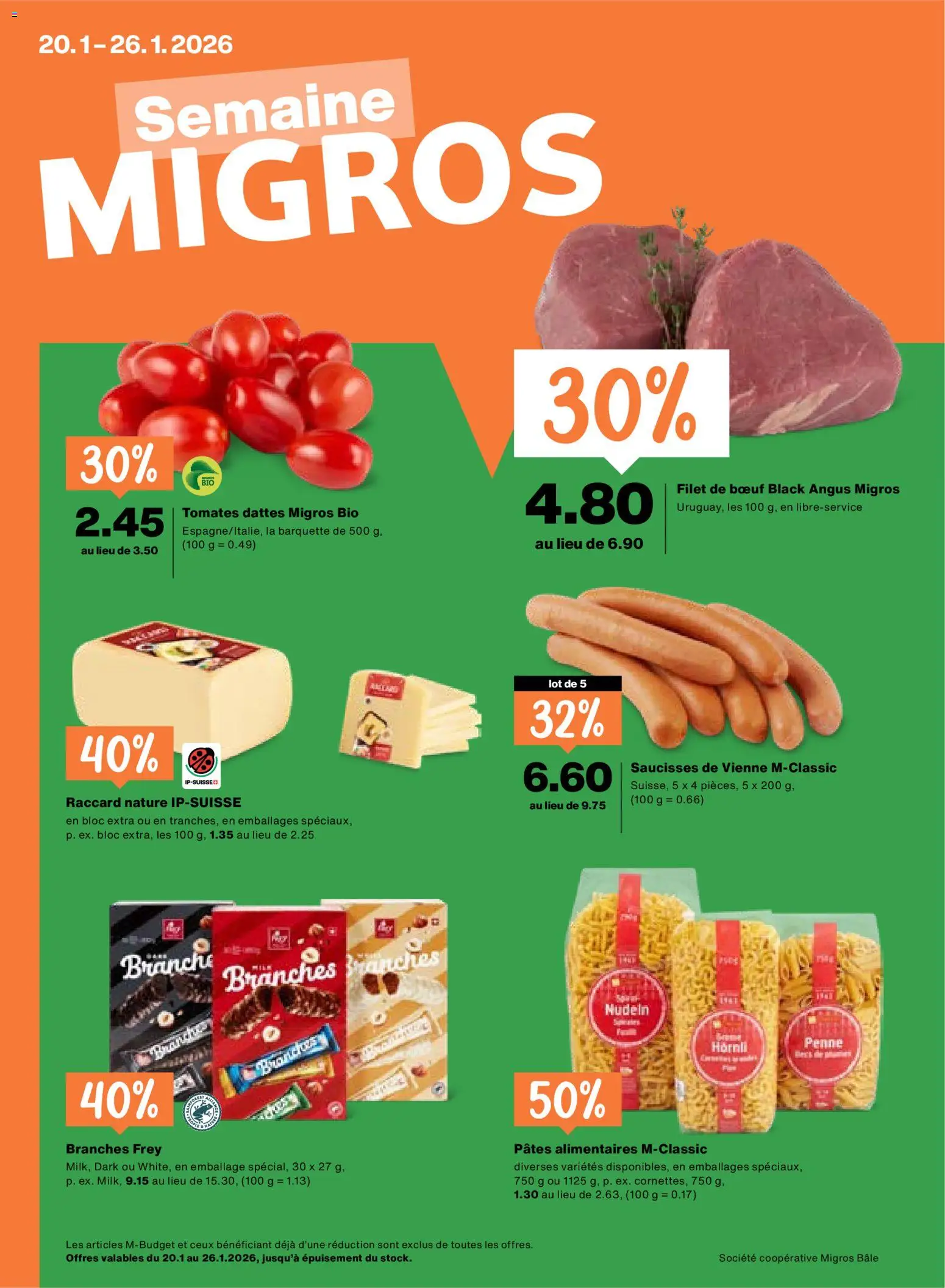 Migros Aktionen FR – gültig ab 20.01.2026 | Seite: 1 | Produkte: Nudeln