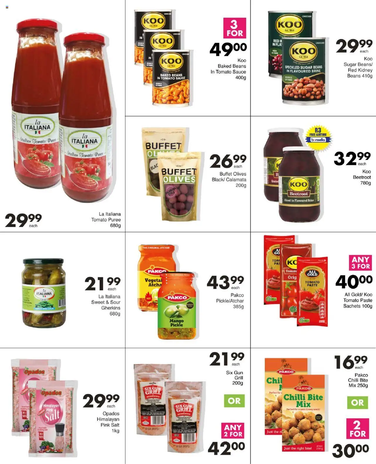 New Save catalogue – valid from 11.09.2025 | Page: 20 | Products: Baked beans, Seasoning, Salt, Mango