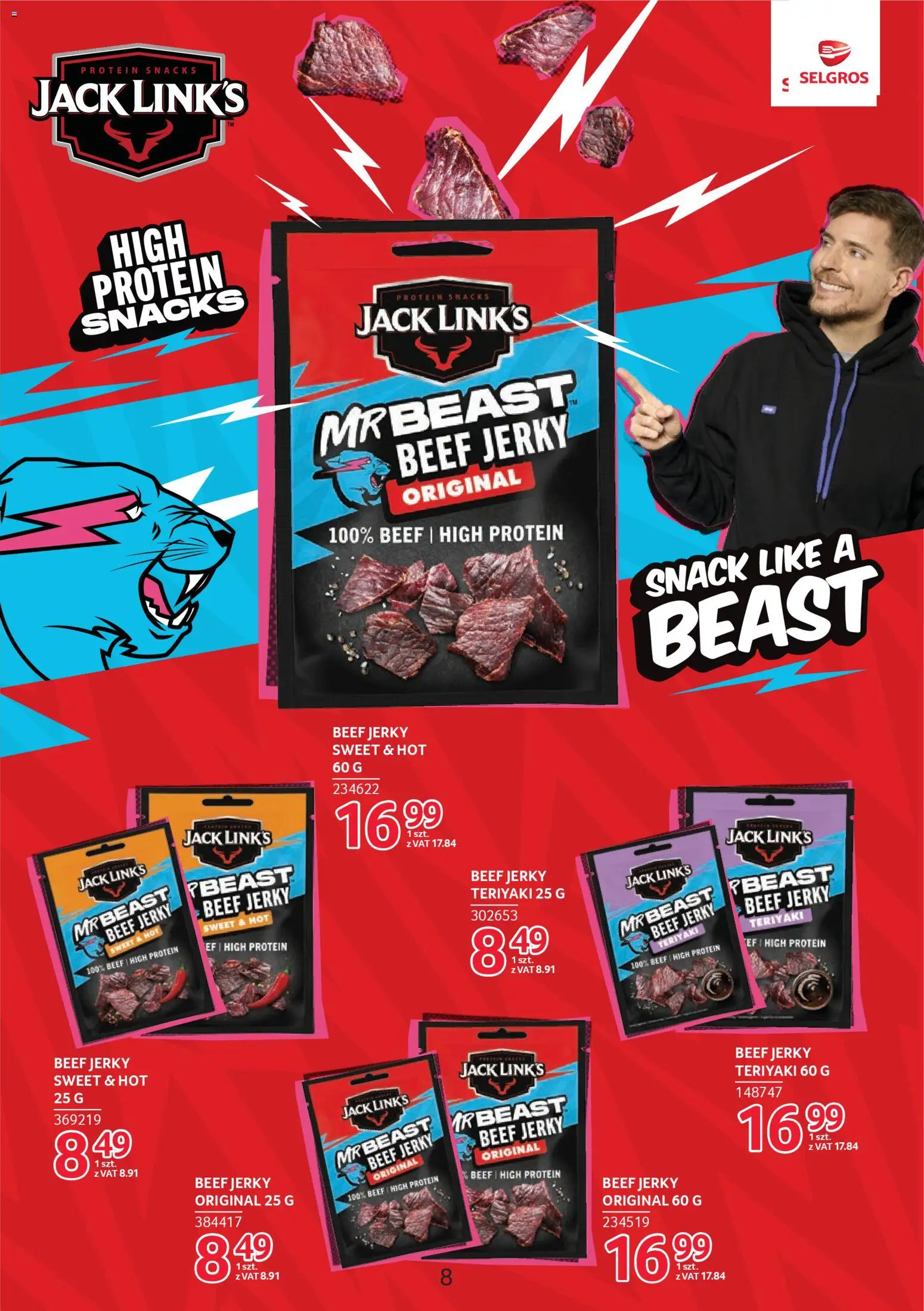 Selgros cash&carry gazetka - Markowe produkty od 19.03.2026 | Strona: 8