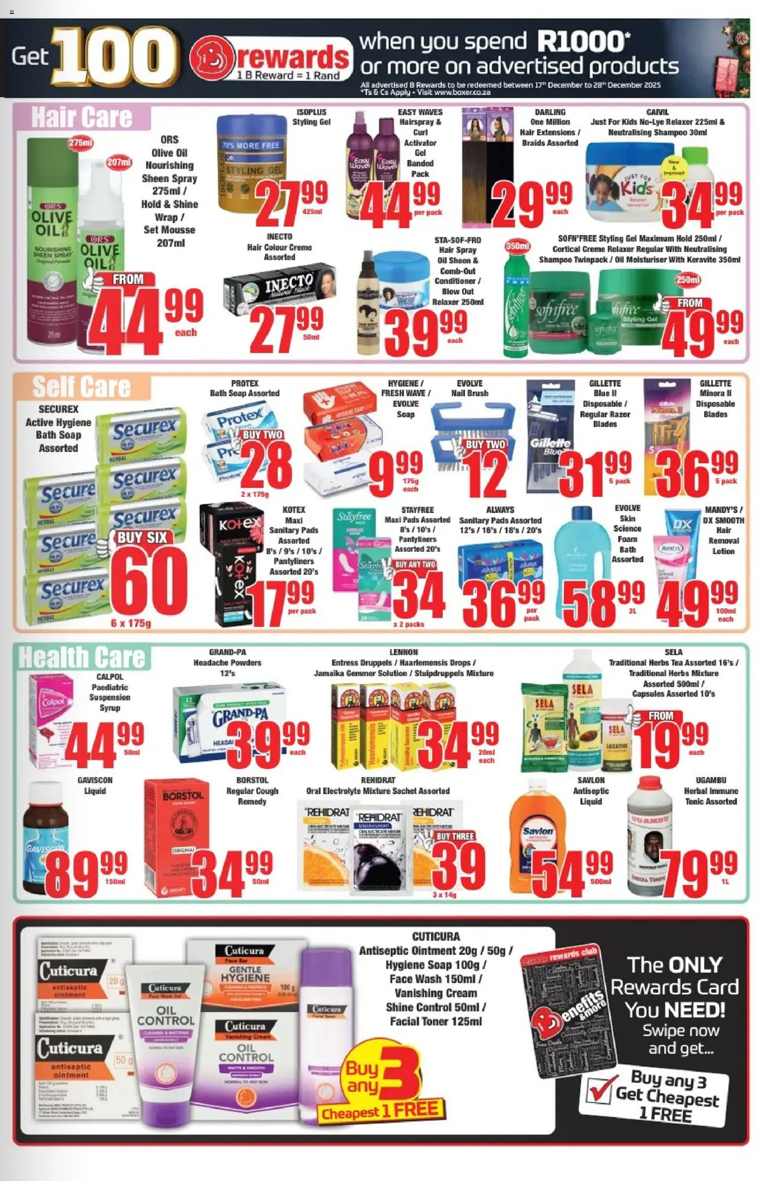 New Boxer catalogue – valid from 04.12.2025 | Page: 11 | Products: Tonic, Pads, Conditioner, Cream