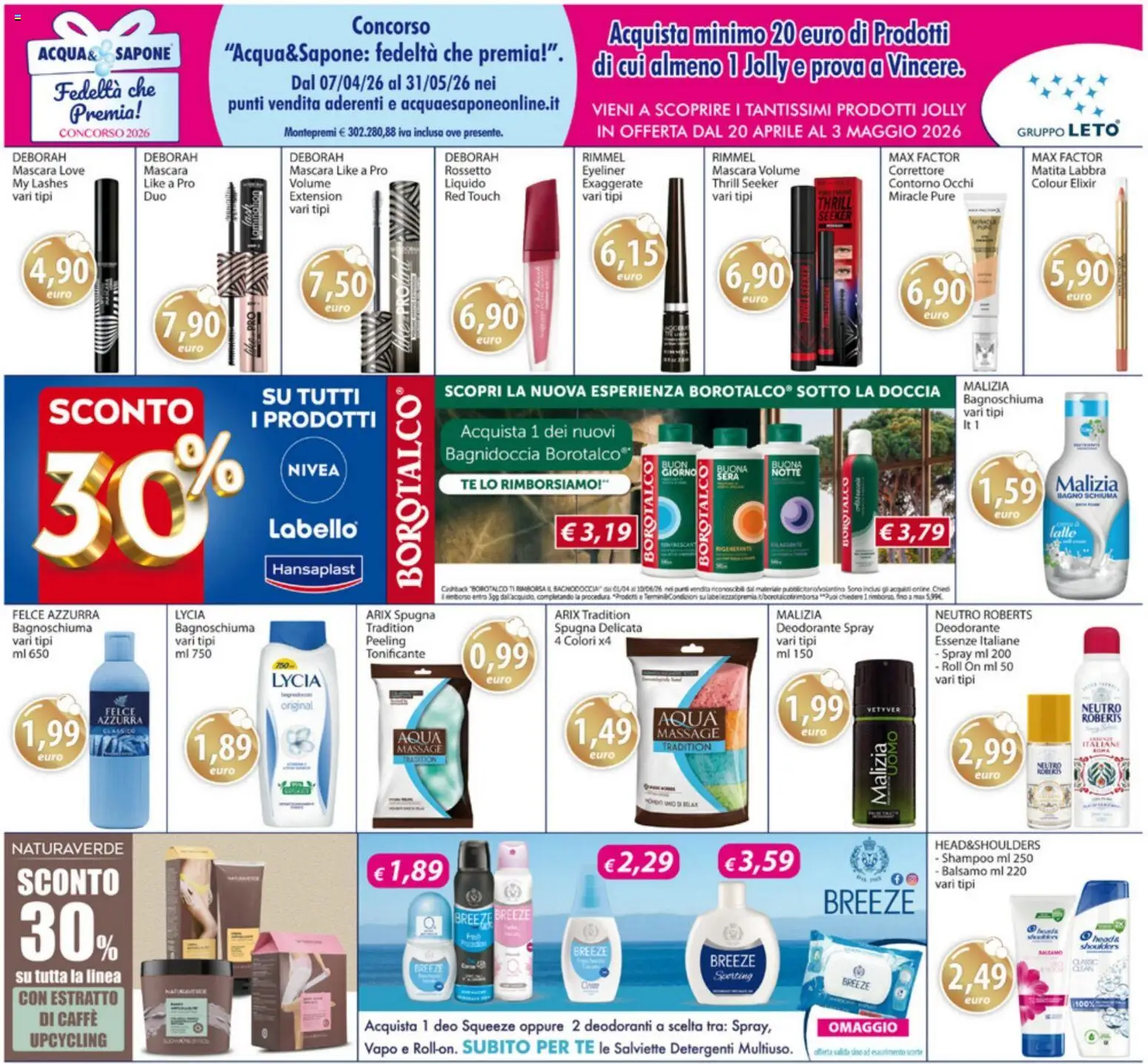 Volantino Acqua e Sapone del 20.04.2026 | Pagina: 14 | Prodotti: Rossetto, Shampoo, Tè, Bagno