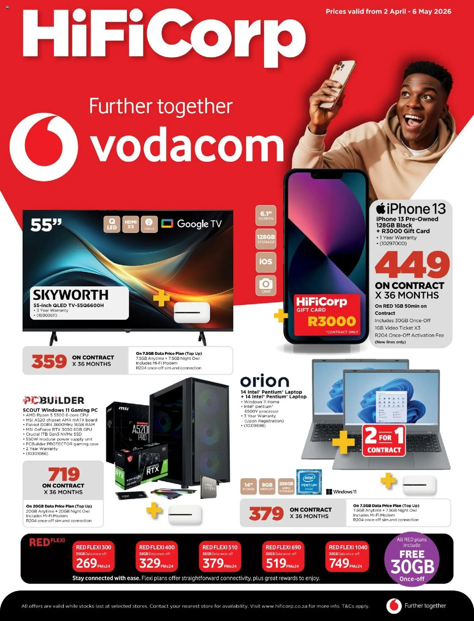 New HiFi Corp catalogue – valid from 02.04.2026 | Page: 1 | Products: Data, Sim, Gift card, Case