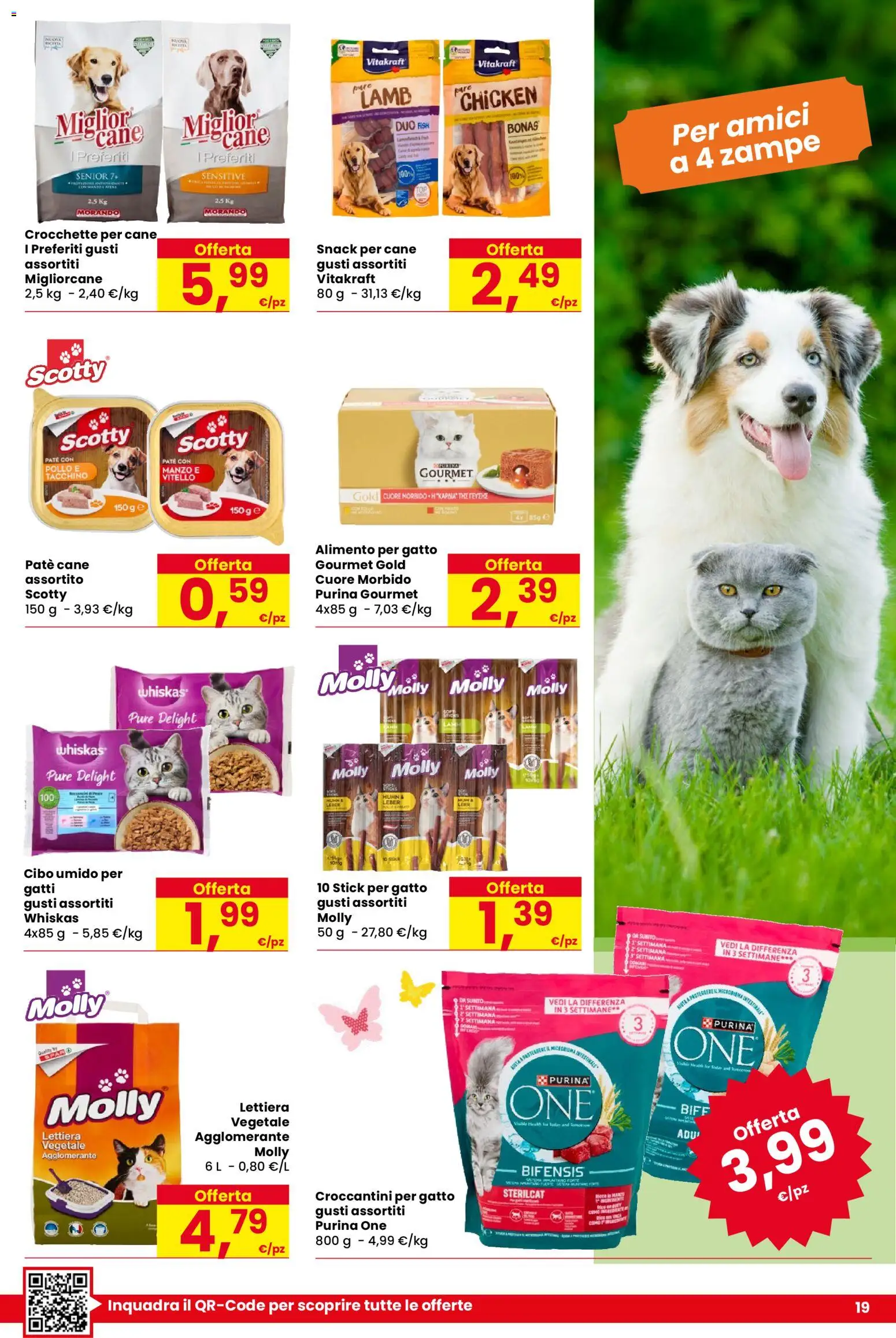 Volantino Despar del 26.03.2026 | Pagina: 19 | Prodotti: Paté, Manzo, Crocchette, Vitello