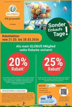 Globus prospekt St. Wendel	 ab 23.03.2026 gültig