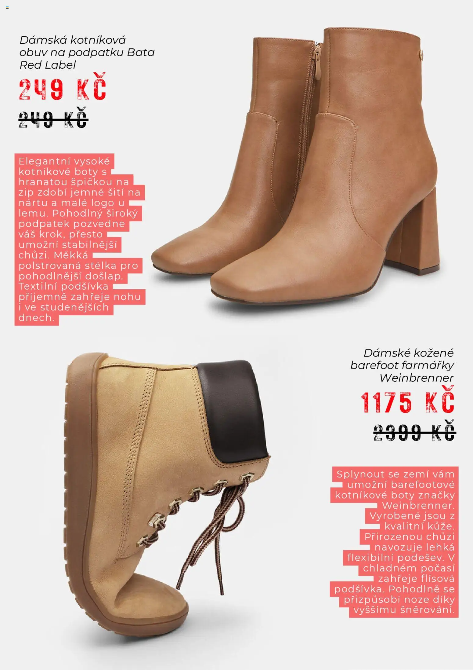 Baťa leták od 02.03.2026 | Strana: 2 | Produkty: Nože, Obuv, Red Label, Boty
