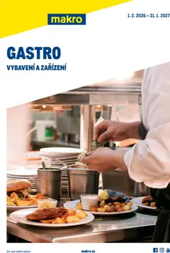 Náhled letáku Makro leták - Gastro vybavení a zařízení od 01.02.2026