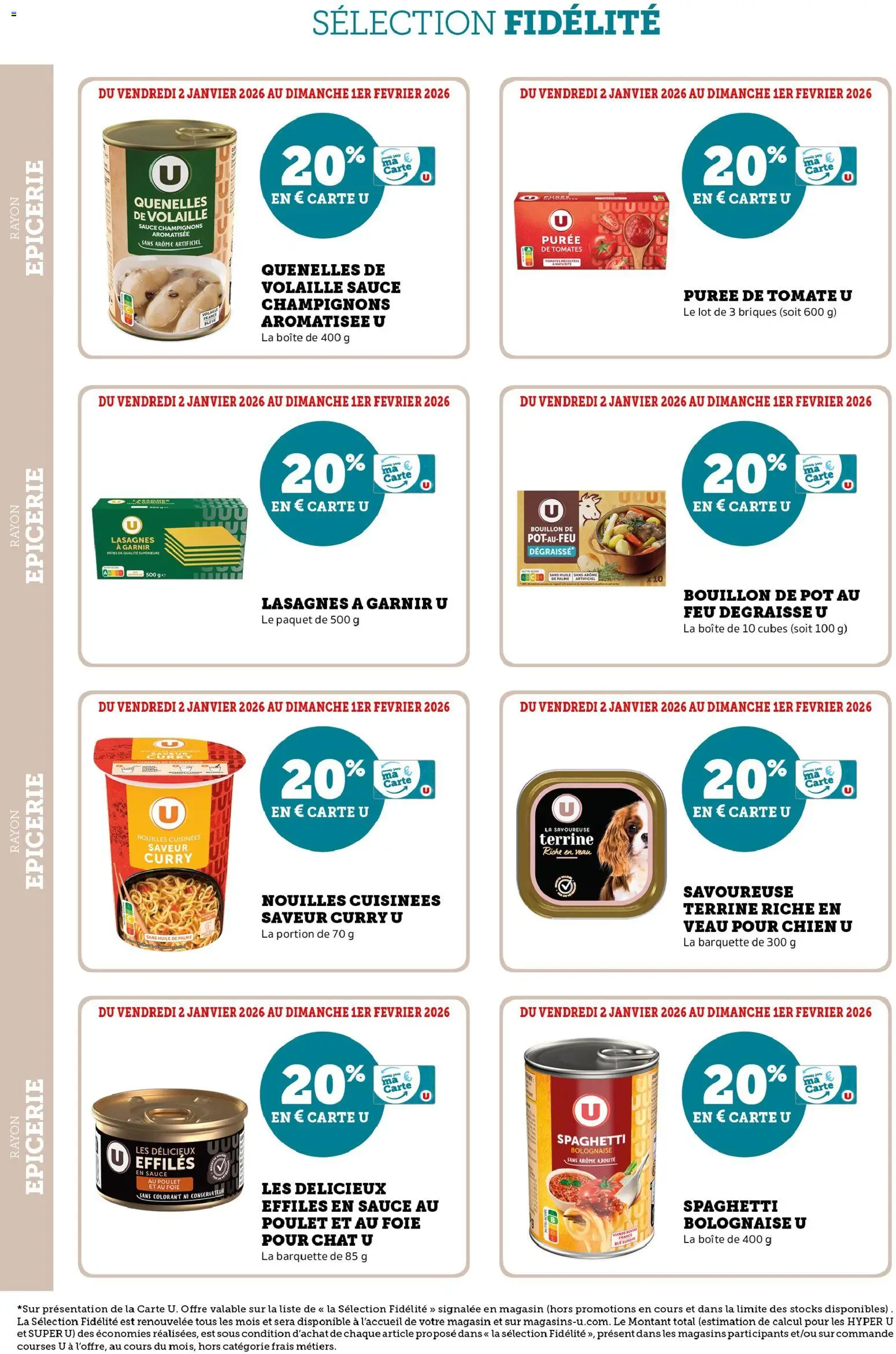 {H1} | Page: 10 | Produits: Volaille, Briques, Lasagnes, Nouilles