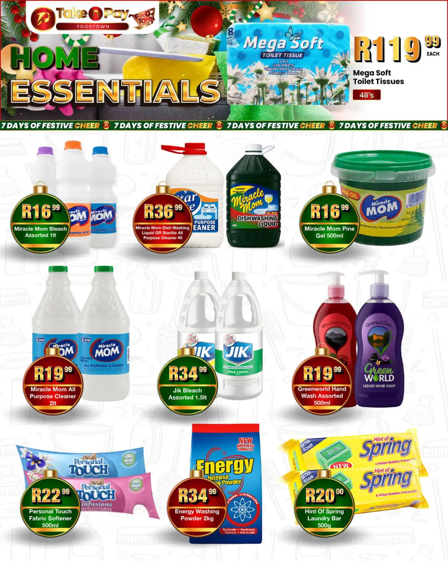 New Take n Pay catalogue – valid from 18.12.2025 | Page: 28 | Products: Toilet, Soap, Foam, Fabric softener