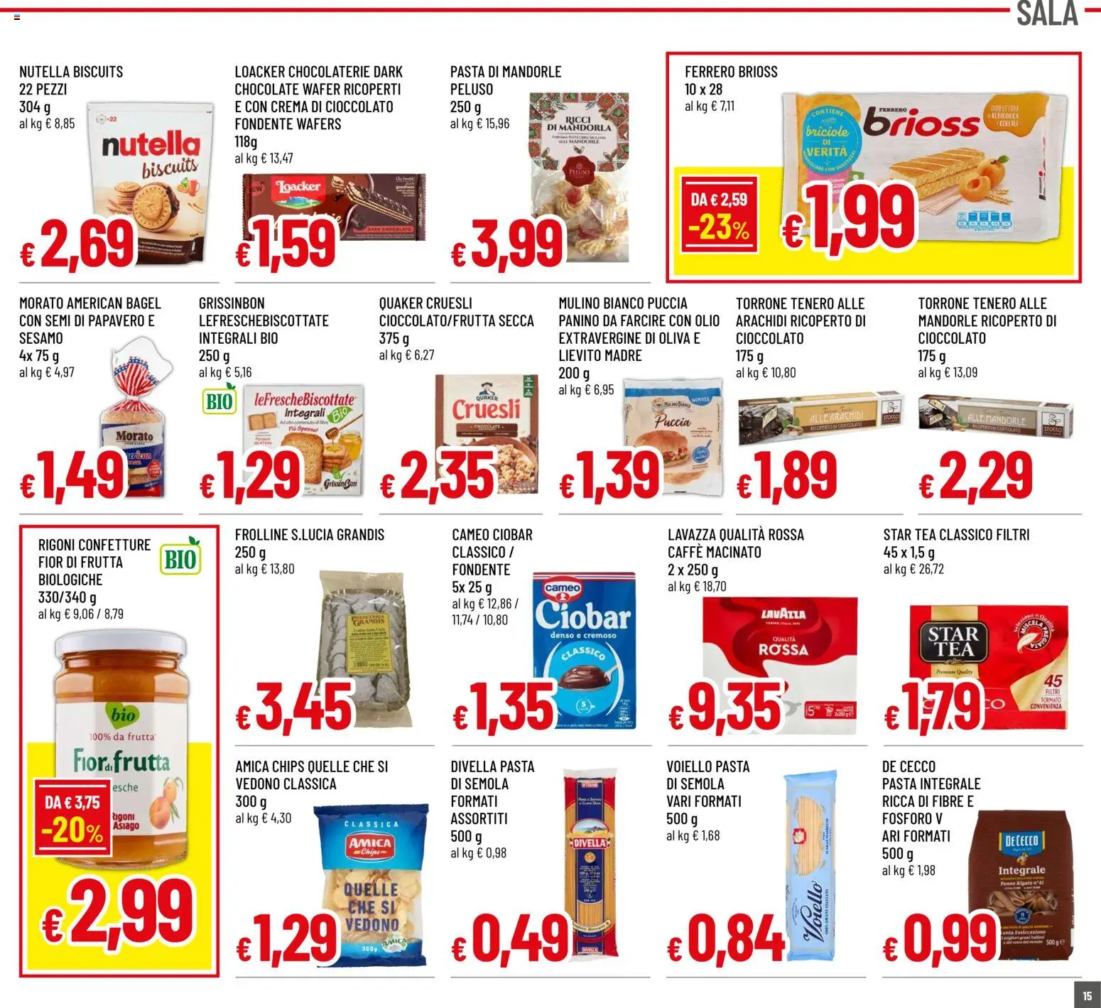 Volantino Galassia del 13.11.2025 | Pagina: 15 | Prodotti: Crema, Caffè, Mandorle, Lavazza