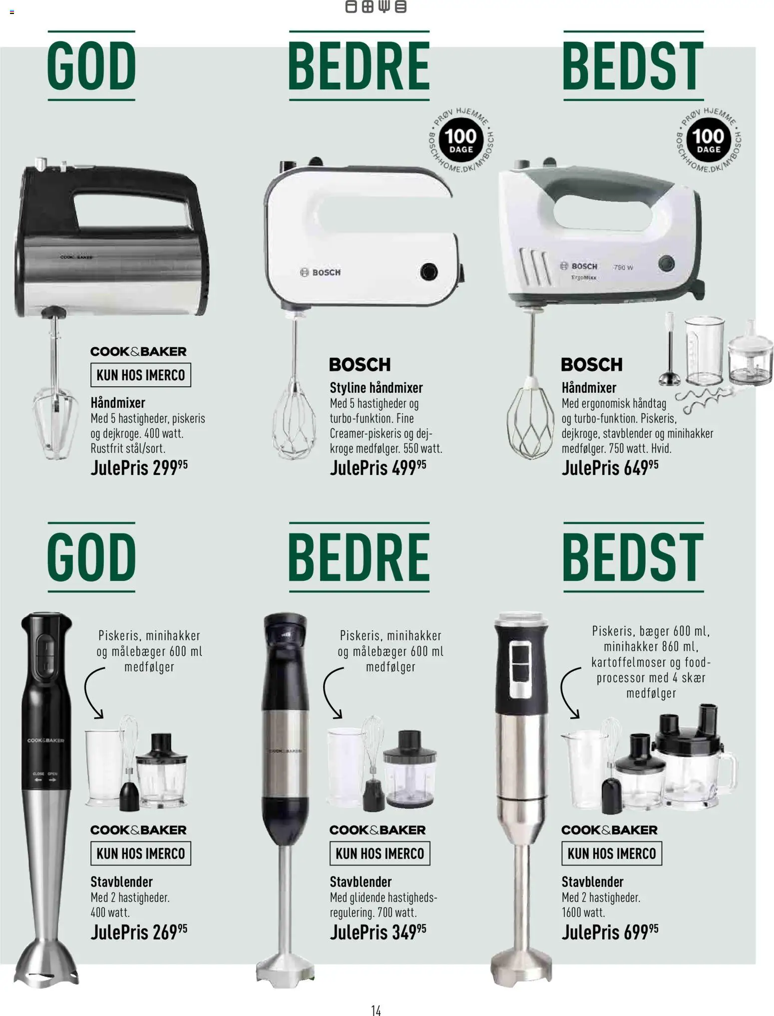 Imerco tilbudsavis – gyldig fra 31.10.2025 | Side: 14 | Produkter: Processor, Piskeris
