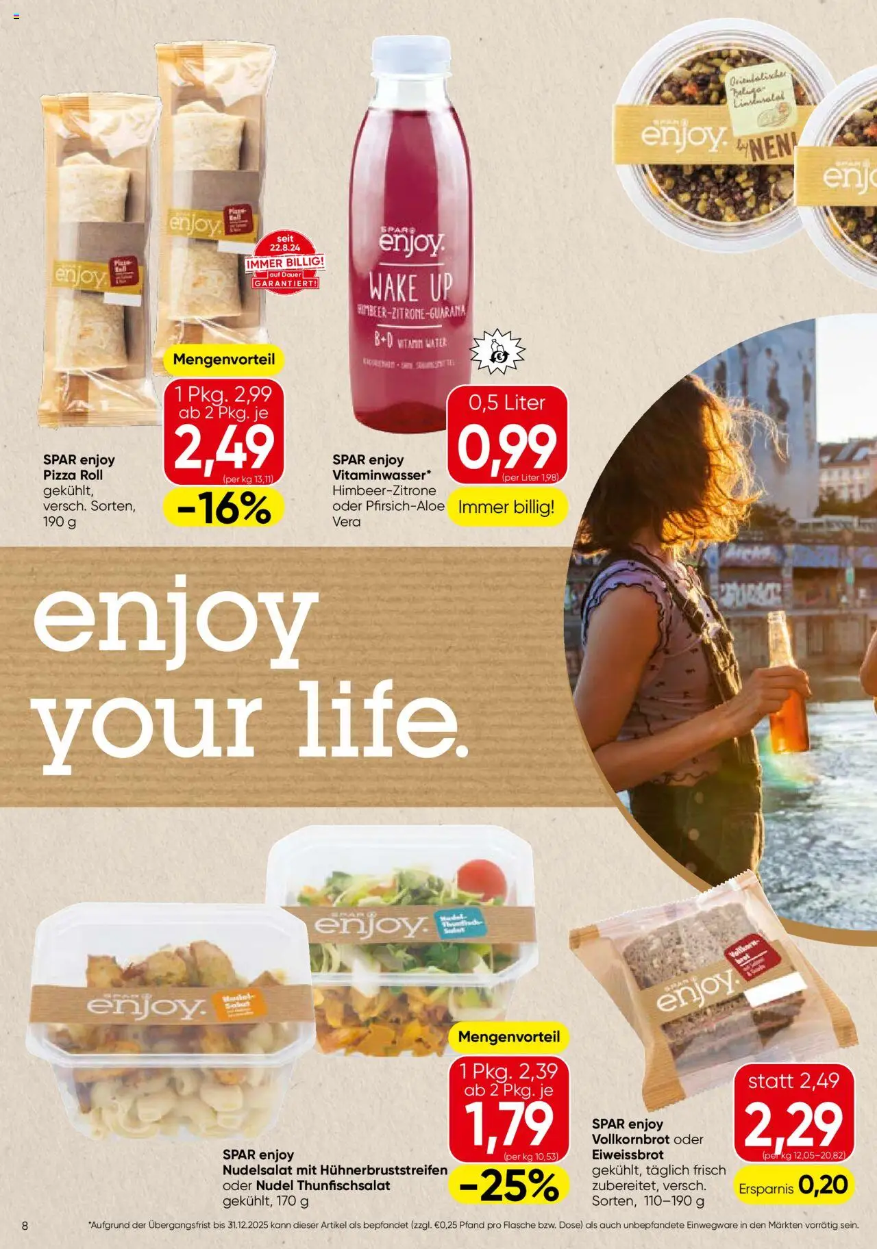 Spar Flugblatt - Salzburg gültig ab 04.09.2025 | Seite: 8 | Produkte: Pizza
