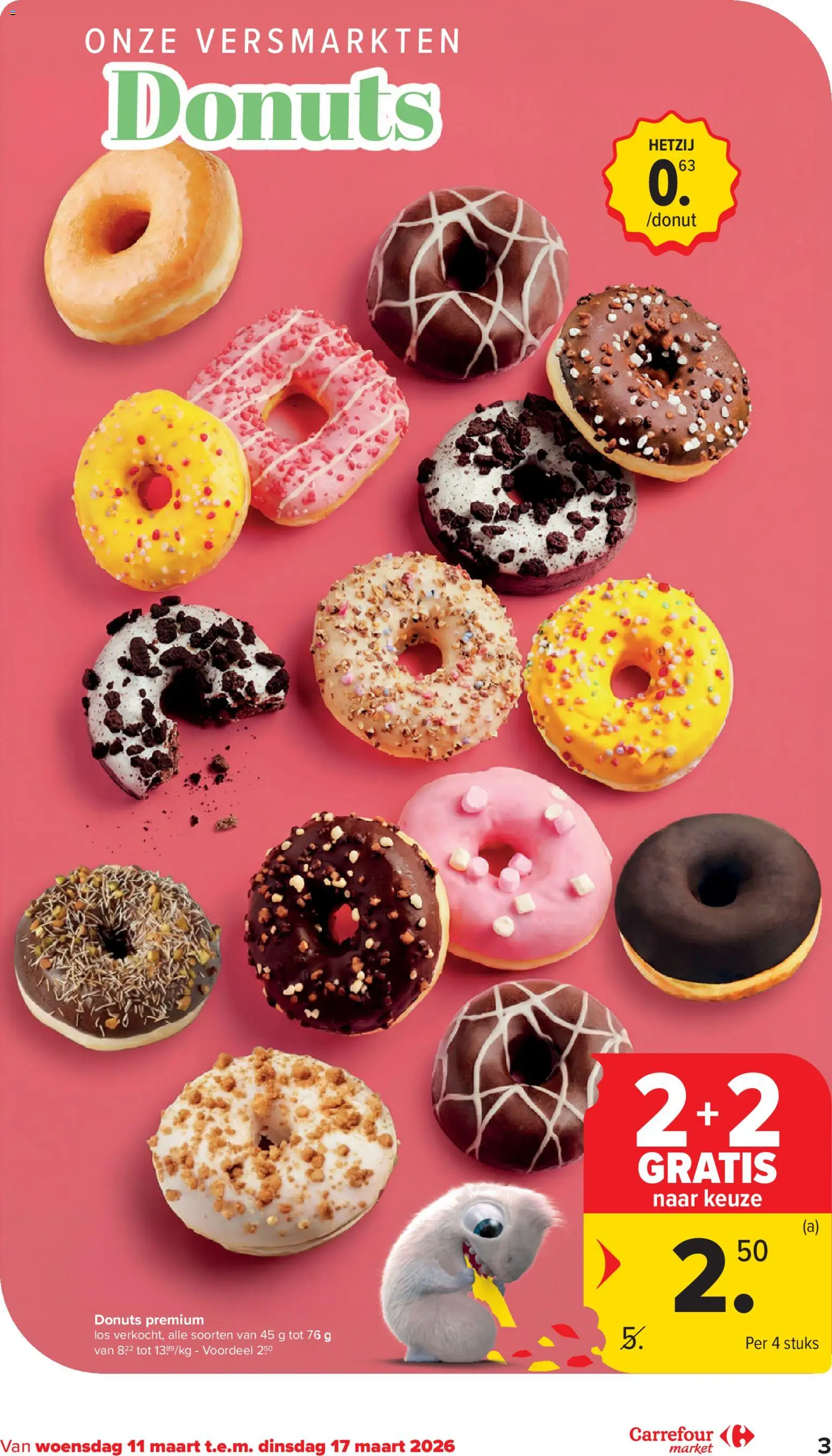 {H1} | Pagina: 3 | Producten: Donuts