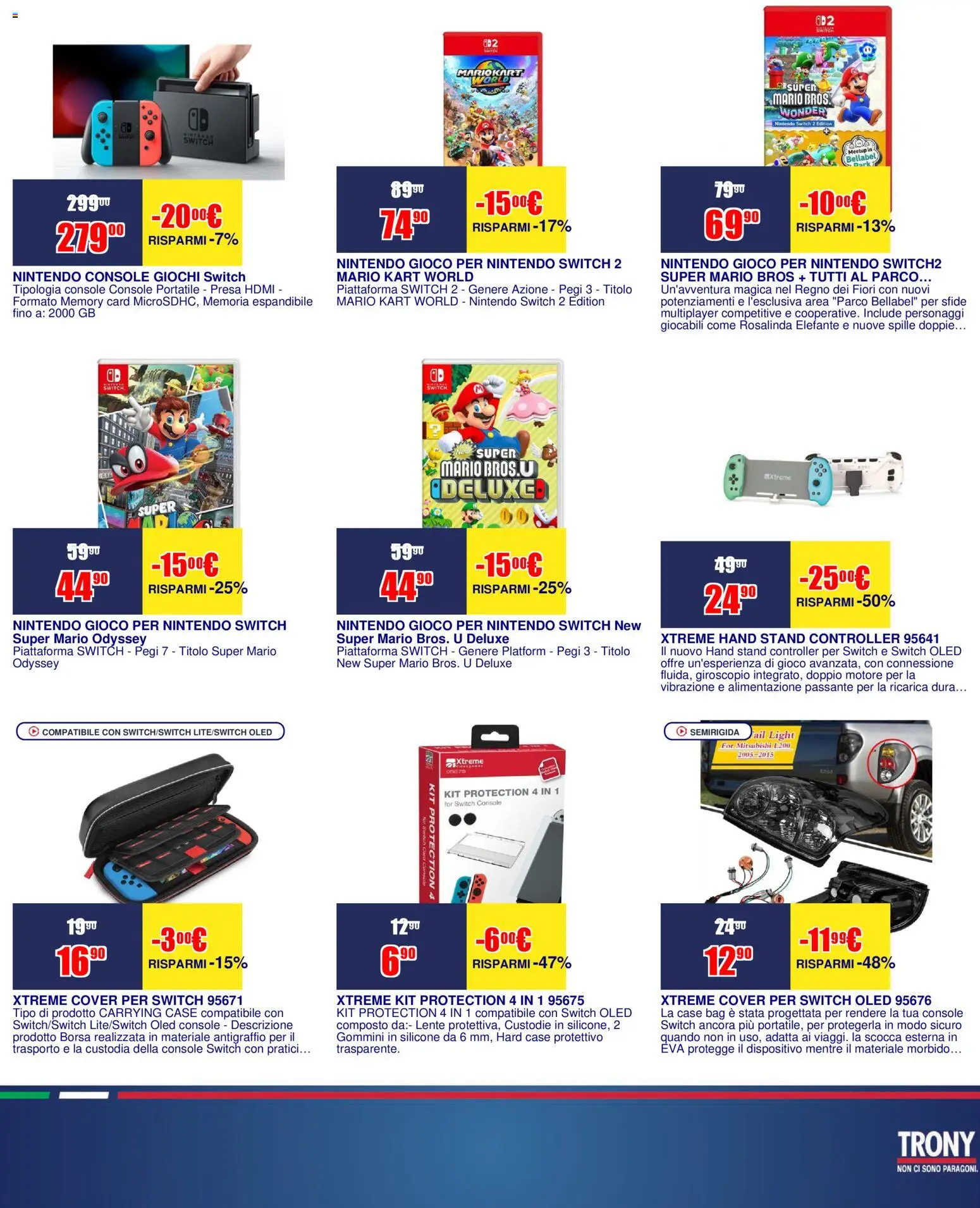 Volantino Trony del 16.04.2026 | Pagina: 24 | Prodotti: Memory card, Borsa, Silicone, Presa