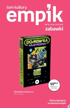 Pogląd oferty "Empik promocje - Tom kultury Zabawki" - ważna od 24.09.2025