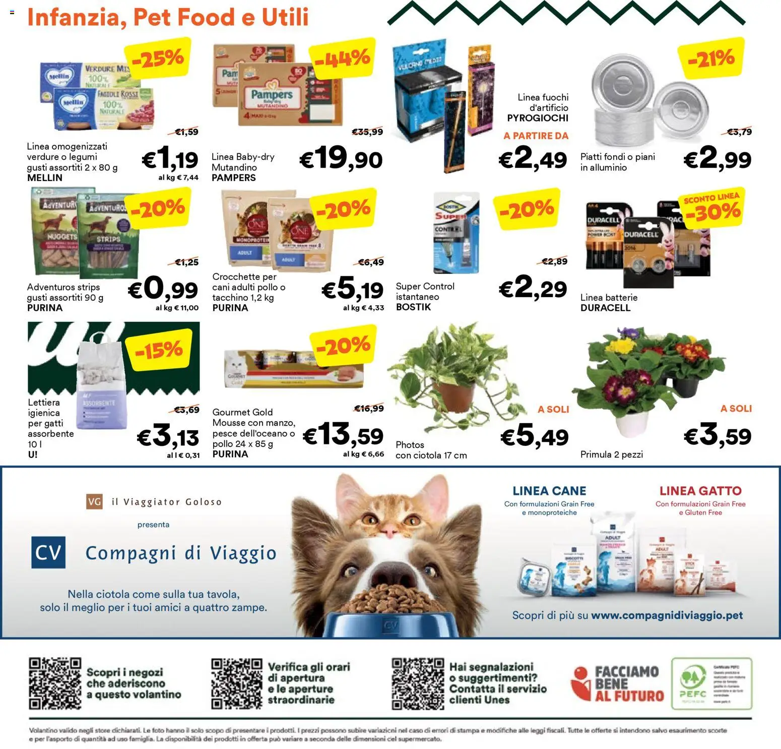 Volantino Unes del 31.12.2025 | Pagina: 24 | Prodotti: Pesce, Crocchette, Pampers, Stampa