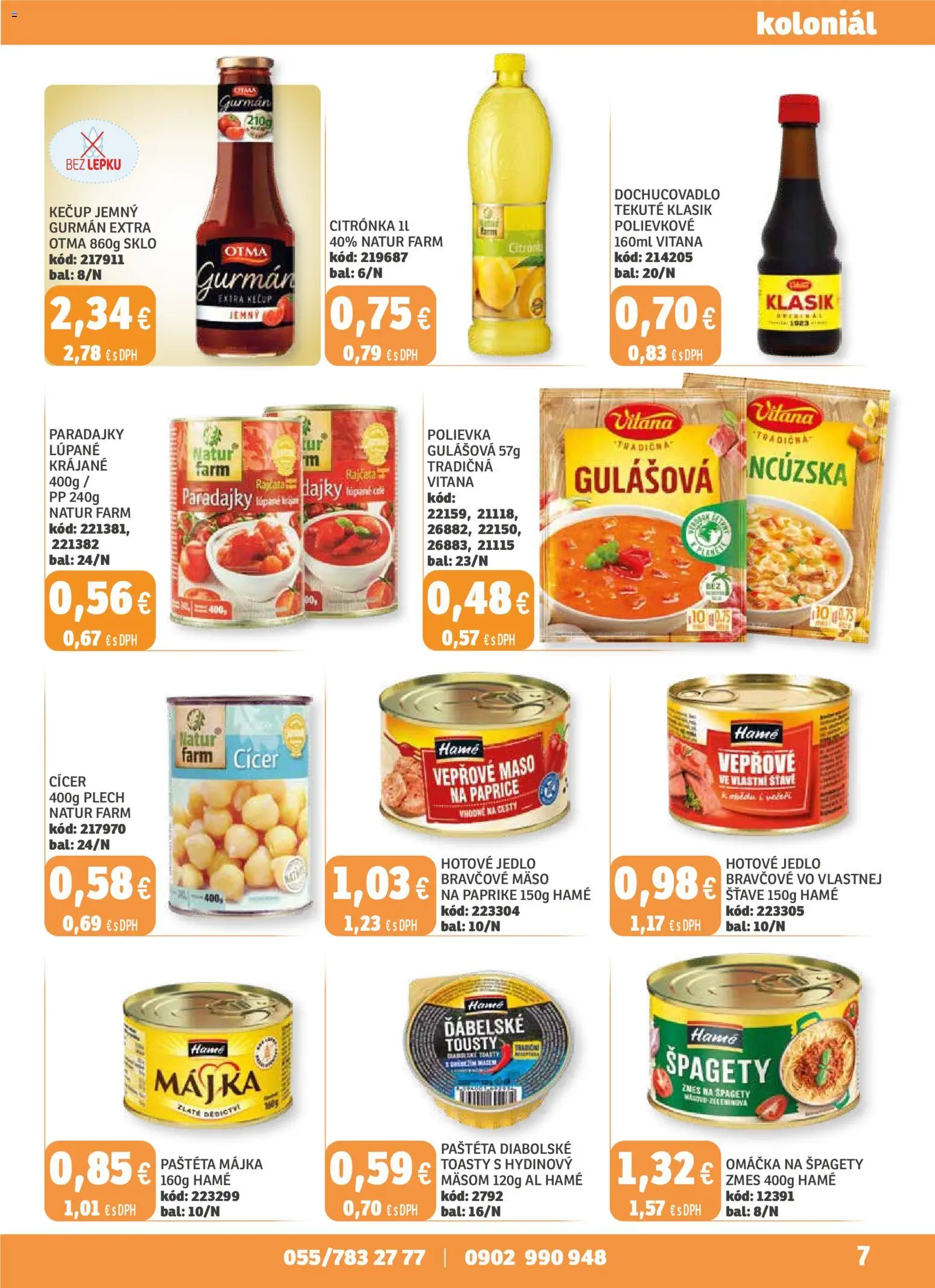 Nové Labaš akcie – leták je platný od 01.01.2026 | Strana: 7 | Produkty: Paradajky, Bravčové mäso, Kečup, Špagety