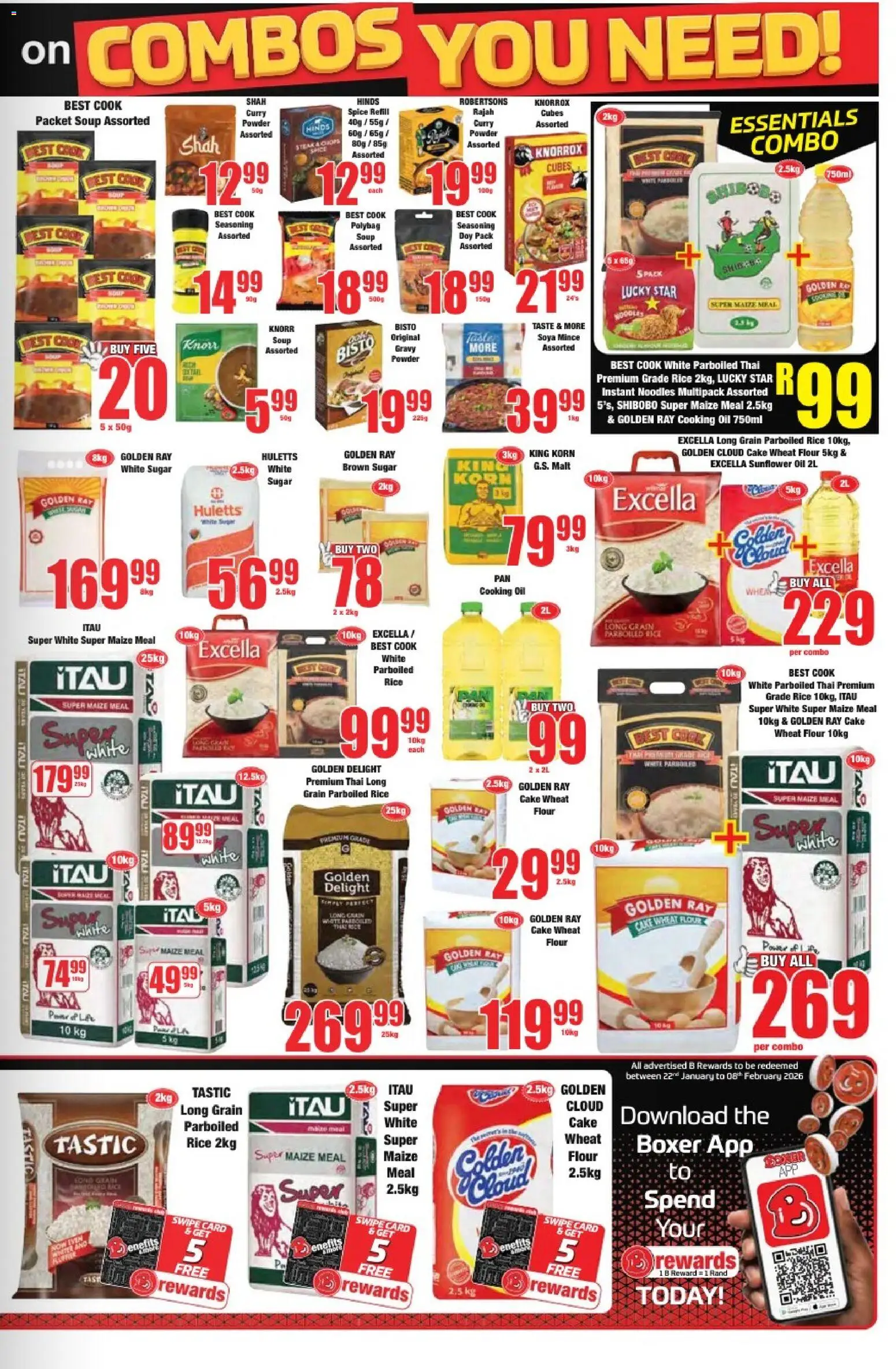 New Boxer catalogue – valid from 05.01.2026 | Page: 9 | Products: Flour, Seasoning, Soup, Gravy