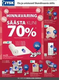 JYSK kliendilehe eelvaade alates 06.01.2026