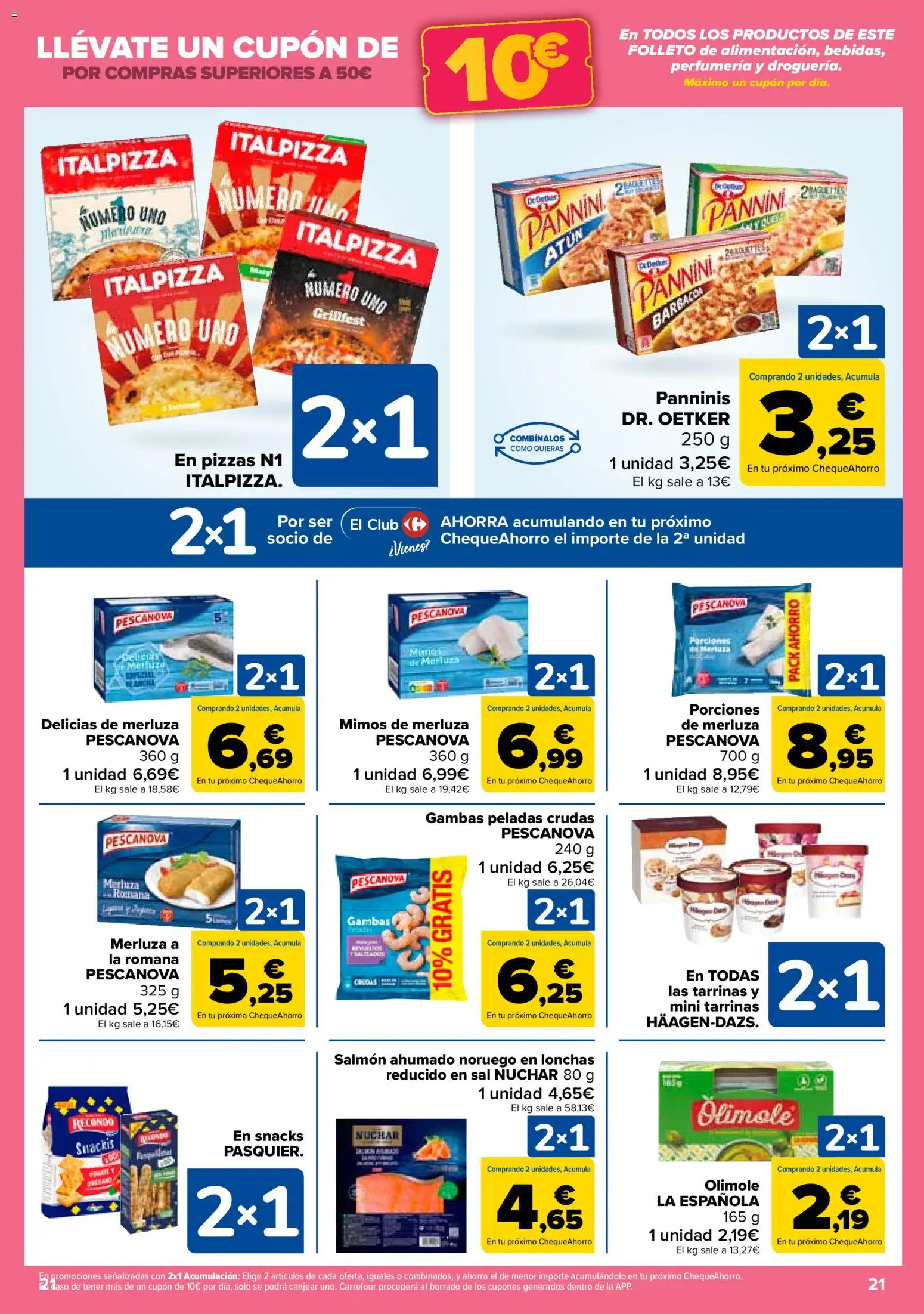 Carrefour folleto │ válido desde el 14.11.2025 | Página: 21 | Productos: Barbacoa, Salmón ahumado