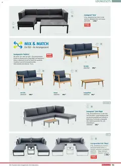 Bauhaus Freizeit im Garten 2025 ab 04.03.2025 gültig | Seite: 113 | Produkte: Kissen, Sessel, Couchtisch